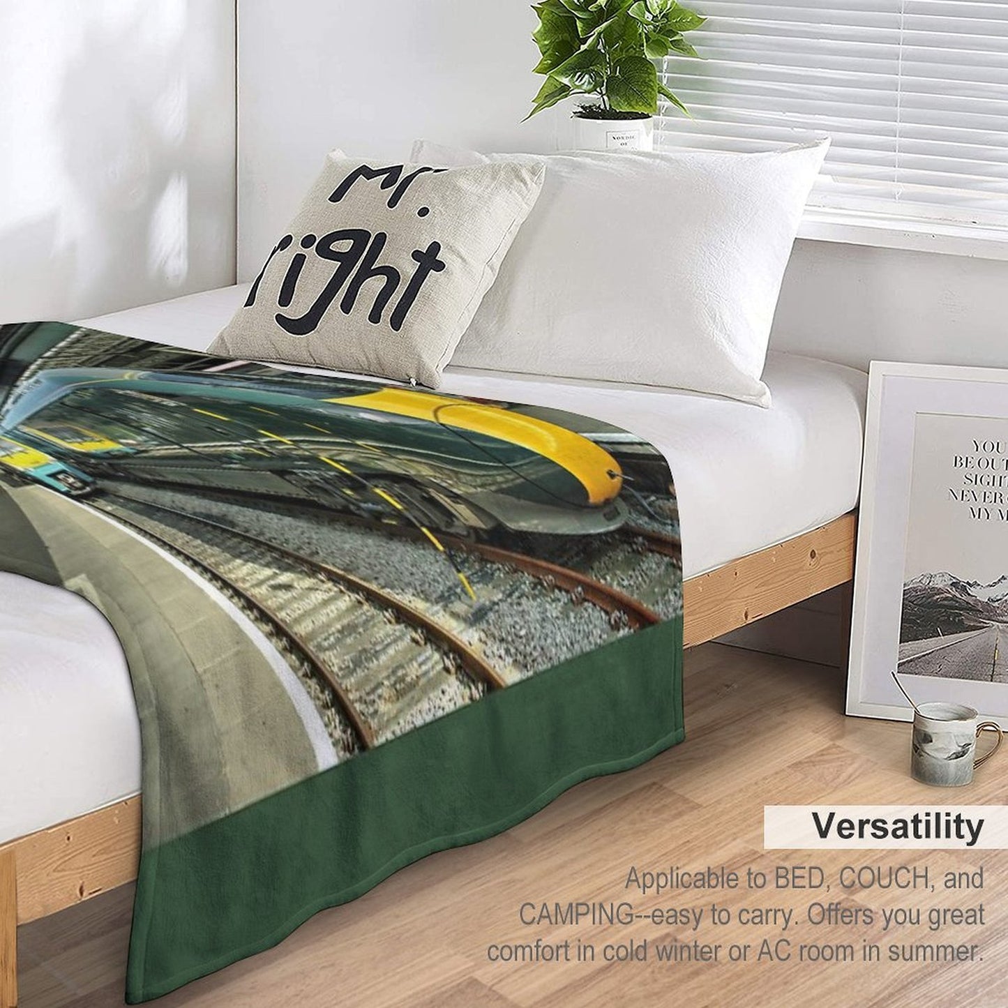 Swansea IET Velvety-soft Throw Blanket