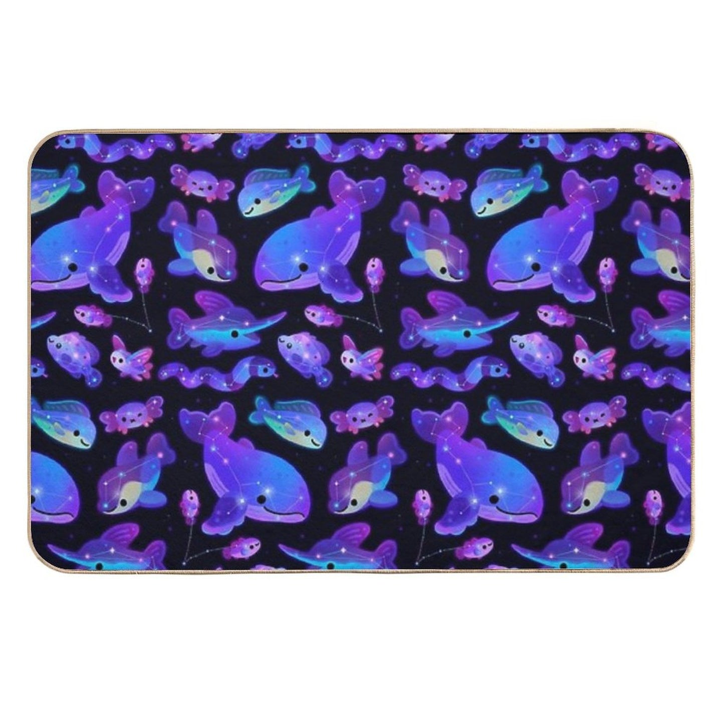Ocean Constellations Toxin-Free Bath Mat