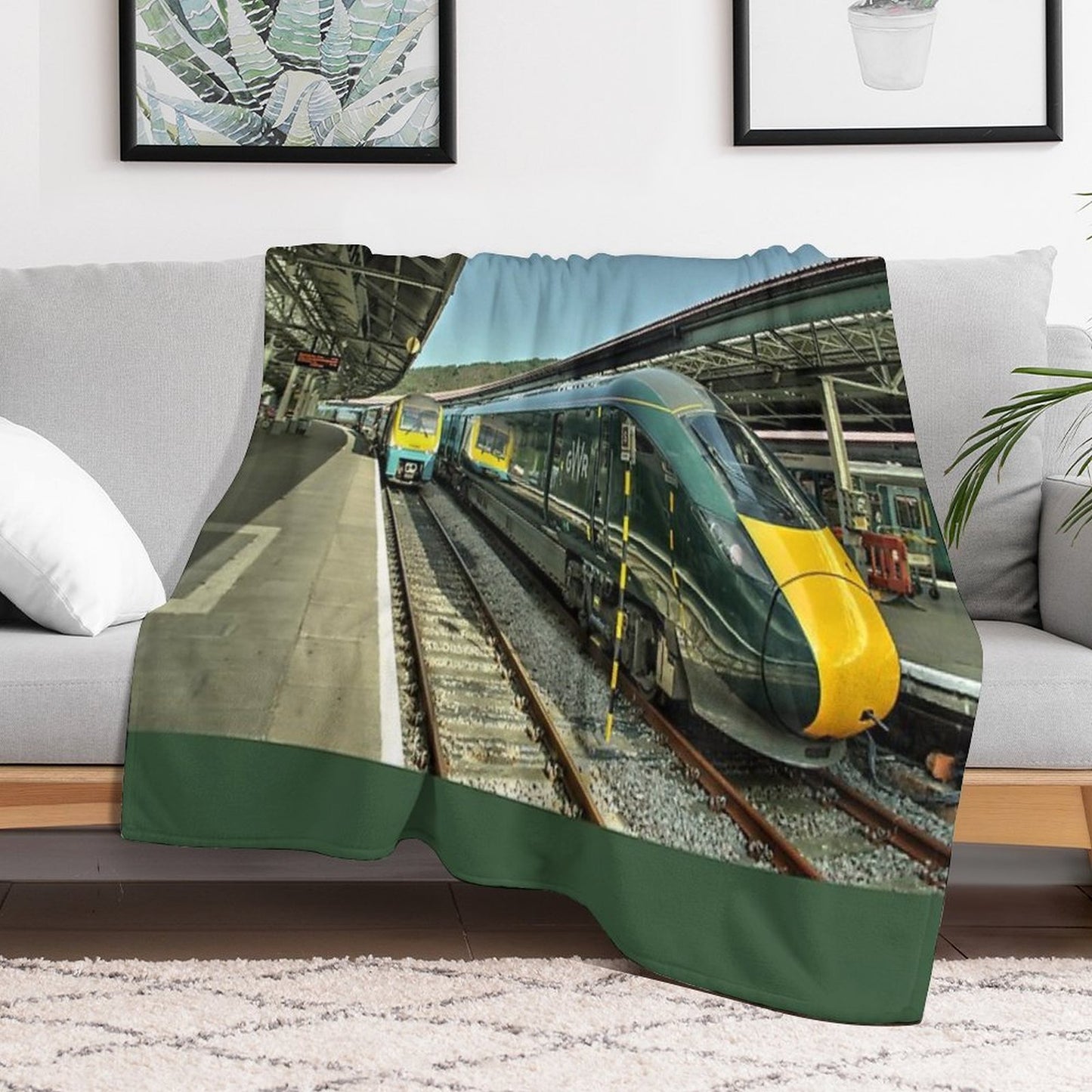 Swansea IET Velvety-soft Throw Blanket