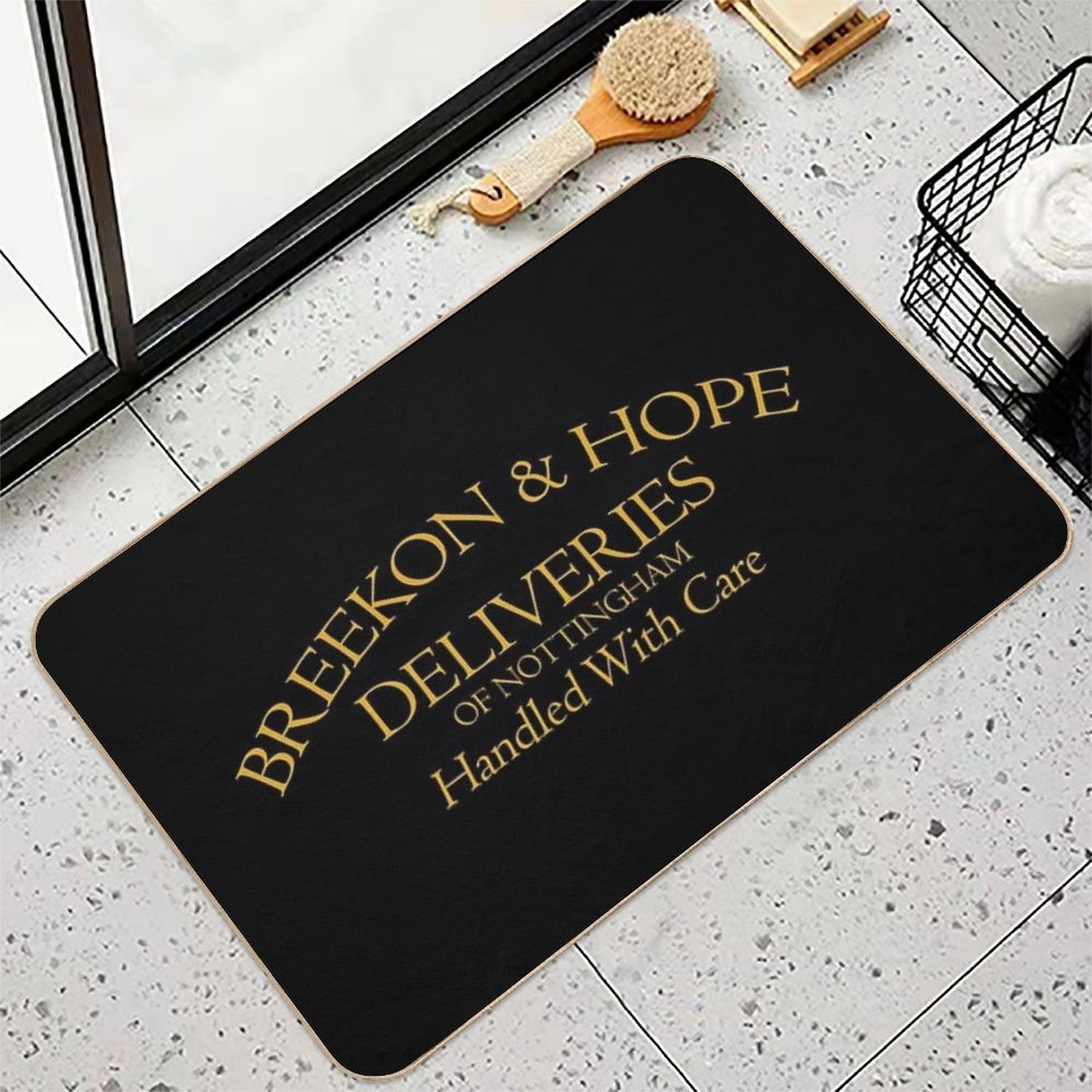 Breekon & Hope Deliveries Fade-Resistant Bath Mat