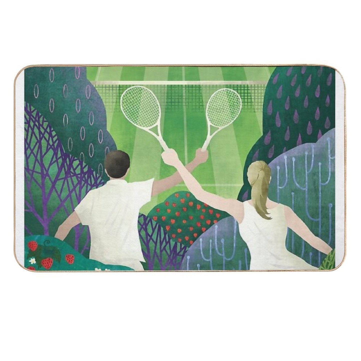 Tennis Durable Bath Mat