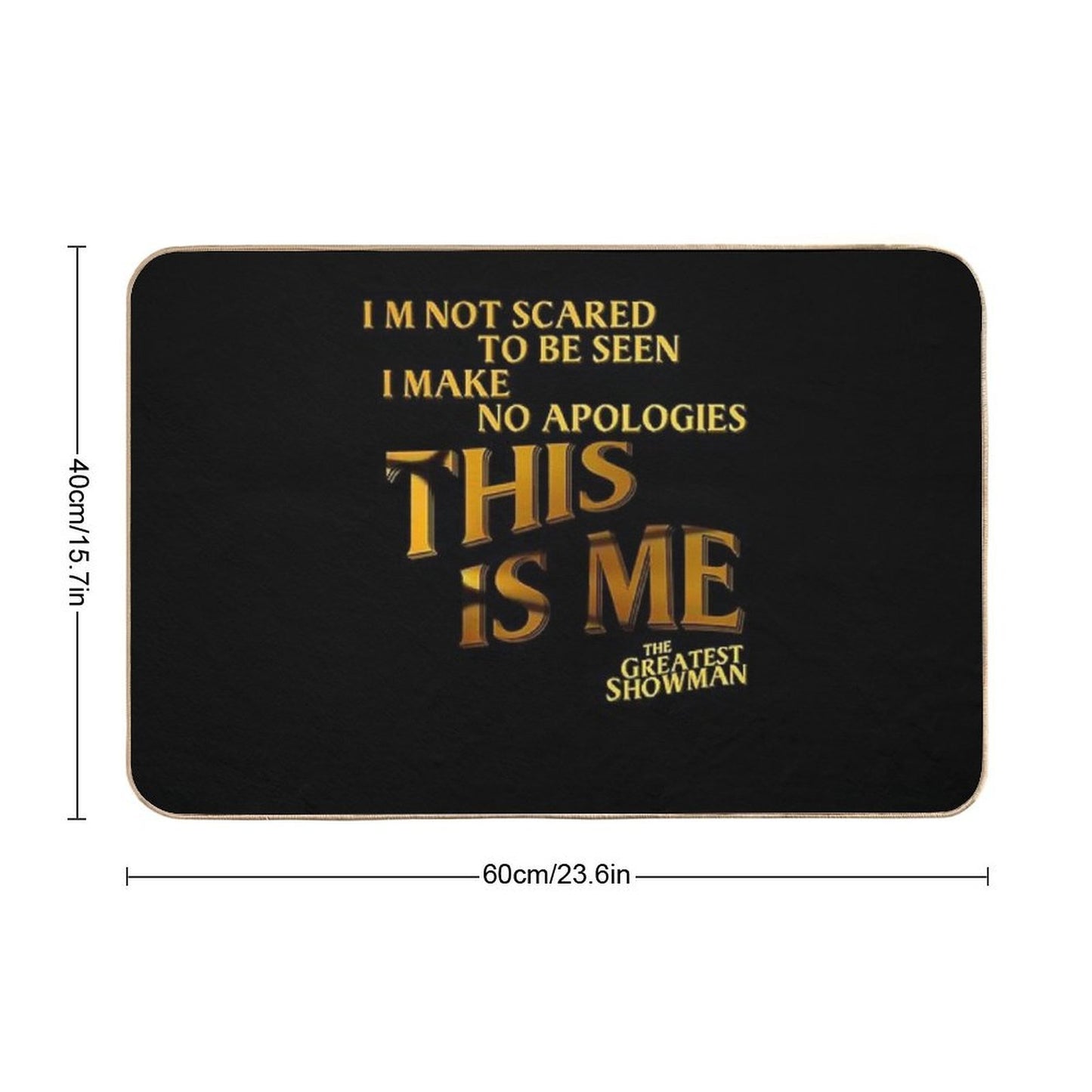 Retro Vintage This Is Me The Greatest Showman Gifts Movie Fan Pet-Safe Bath Mat