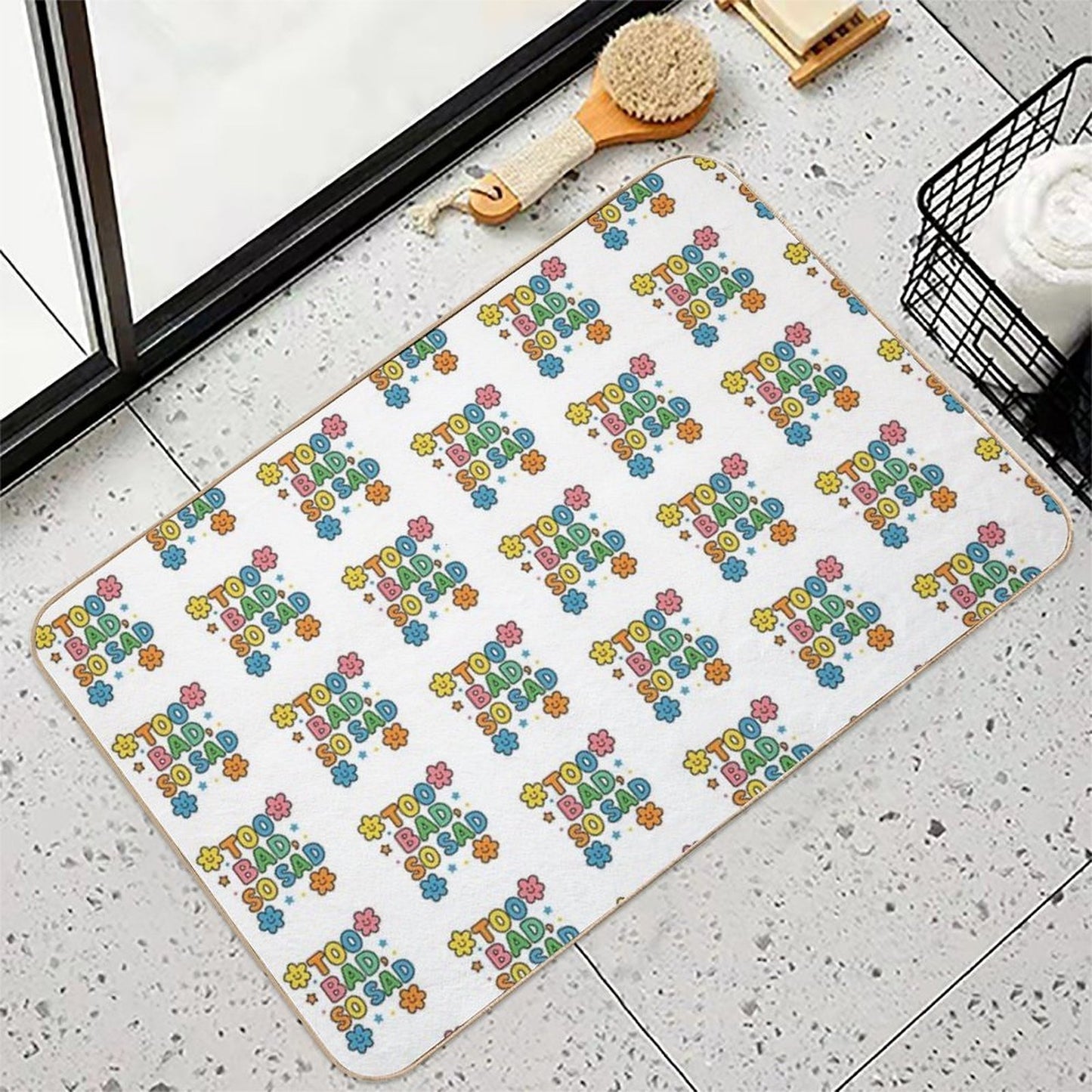 Too Bad, So Sad Absorbent Bath Mat