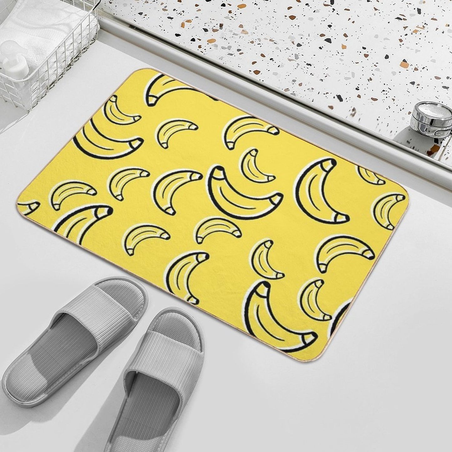 So Many Bananas  Slip-Resistant Bath Mat