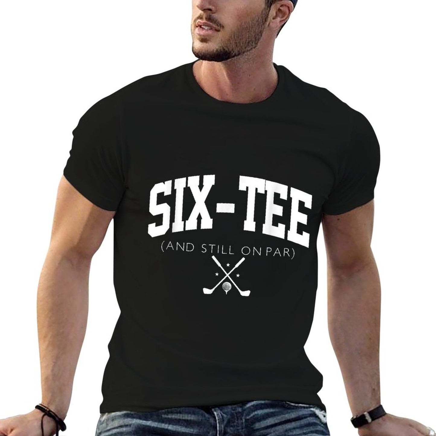 60th Birthday Golf 60 Years Old Fore-Tee And Still on Par Trendy Pattern T-Shirt