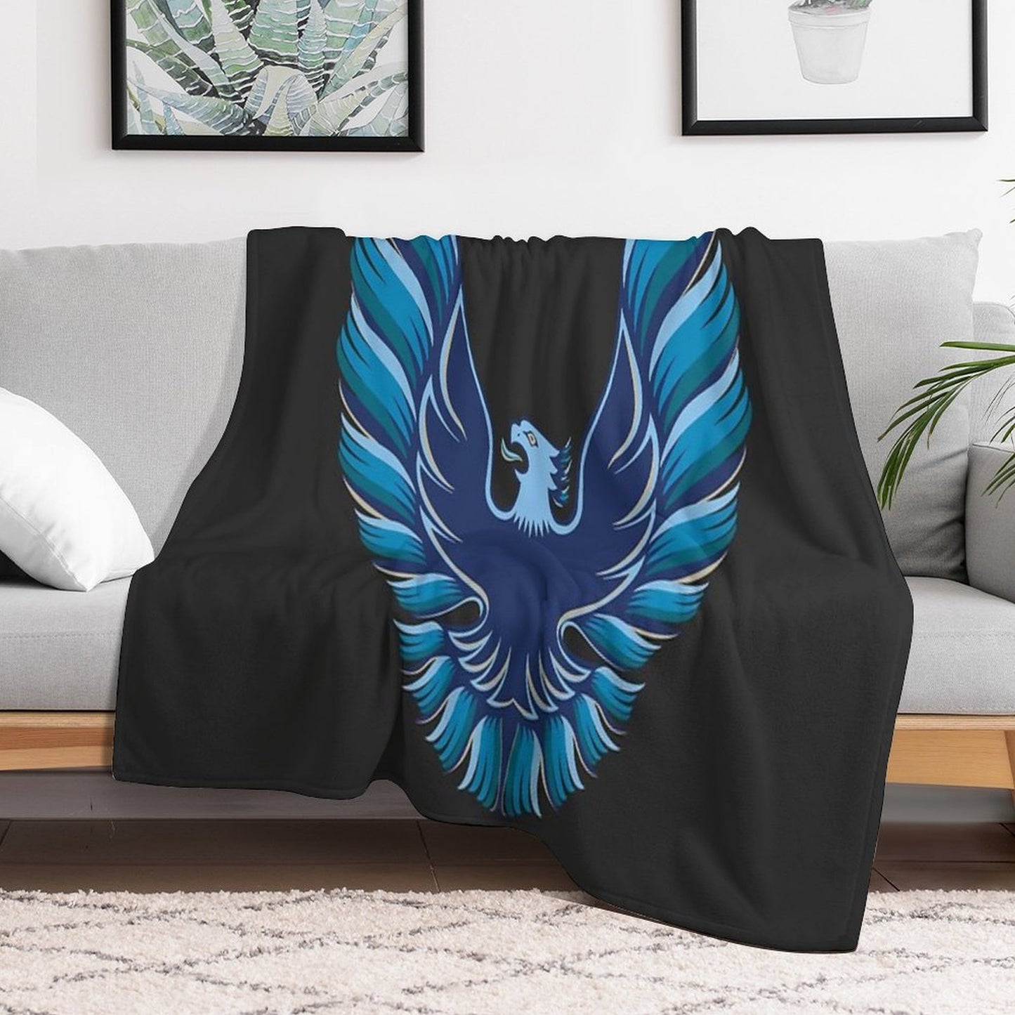 The Firebird Travel-friendly Throw Blanket