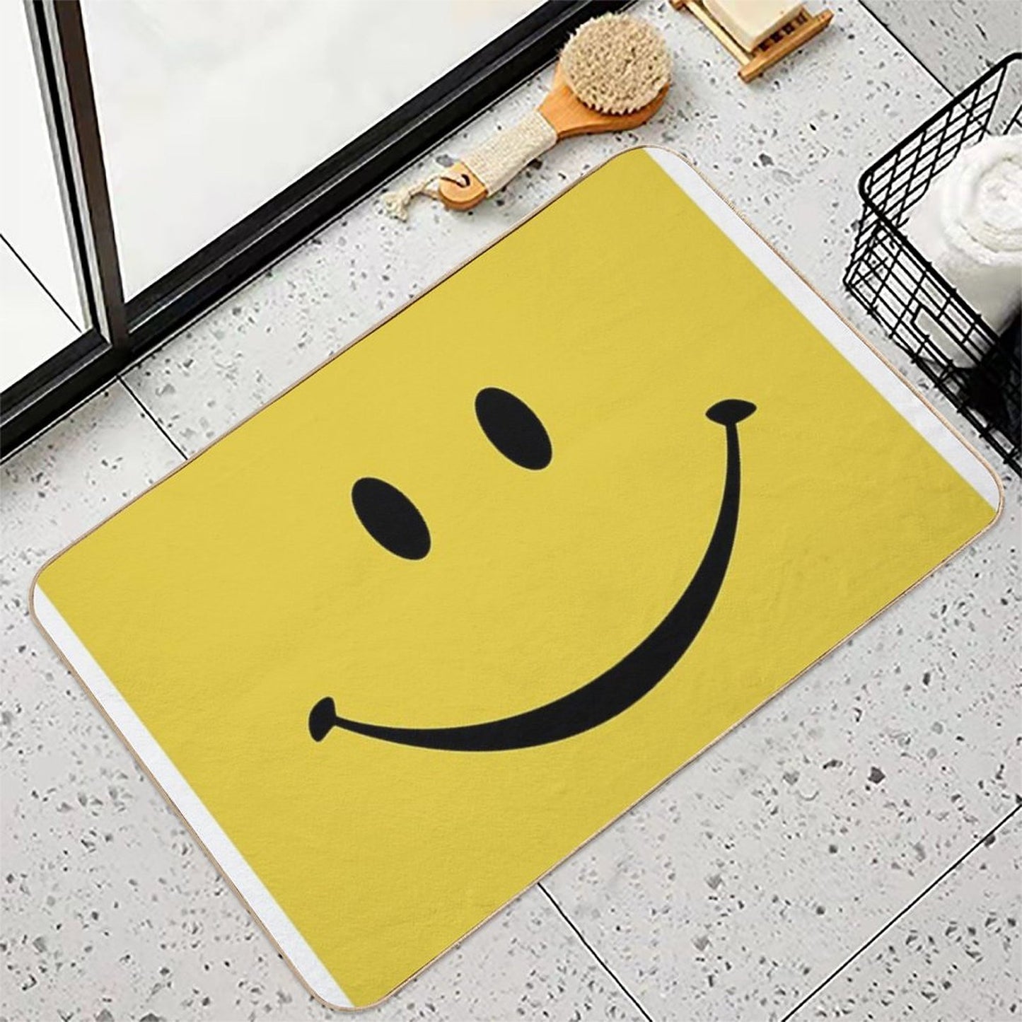 Smiley Face Odorless Bath Mat