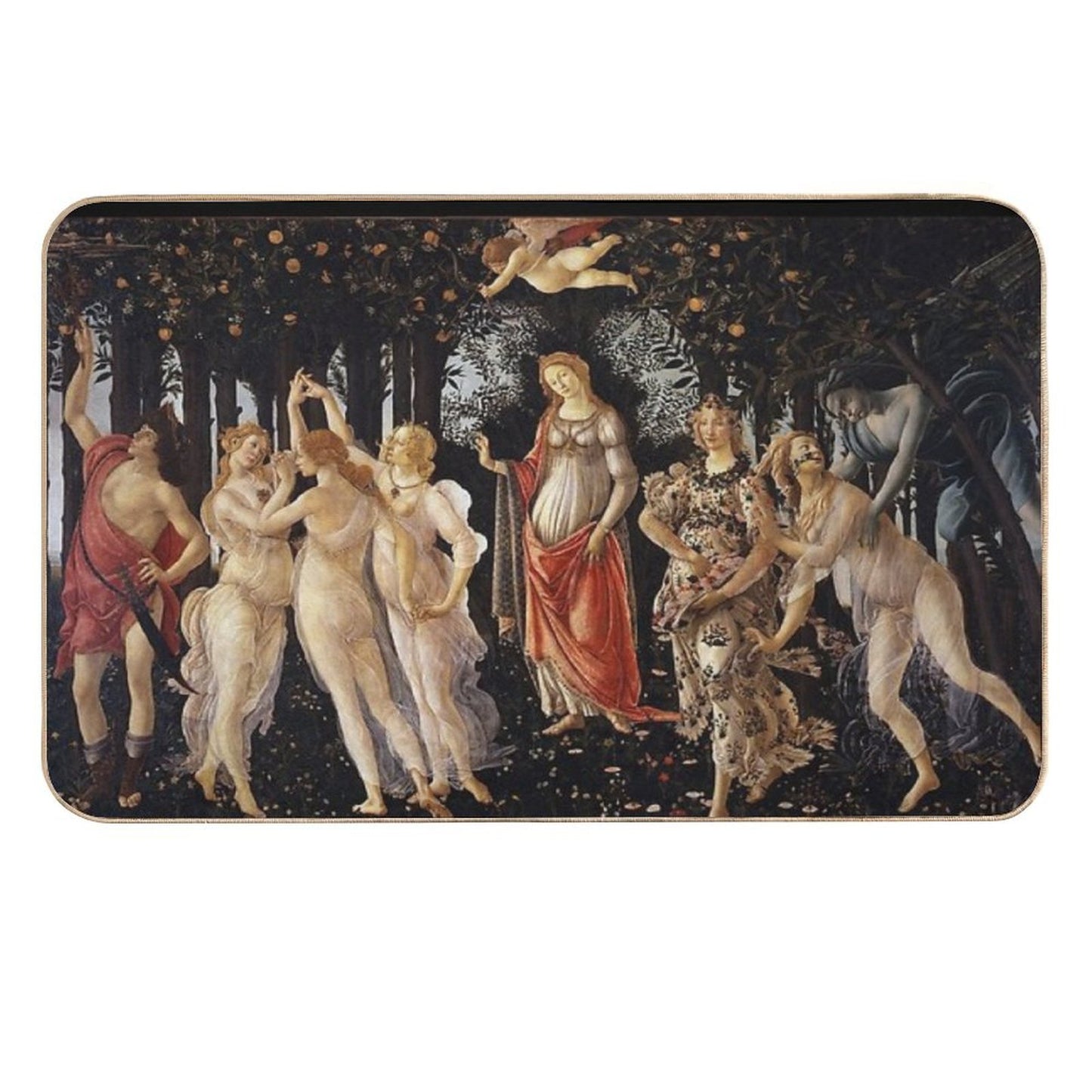 La Primavera - Allegory Of Spring - Sandro Botticelli Versatile Bath Mat