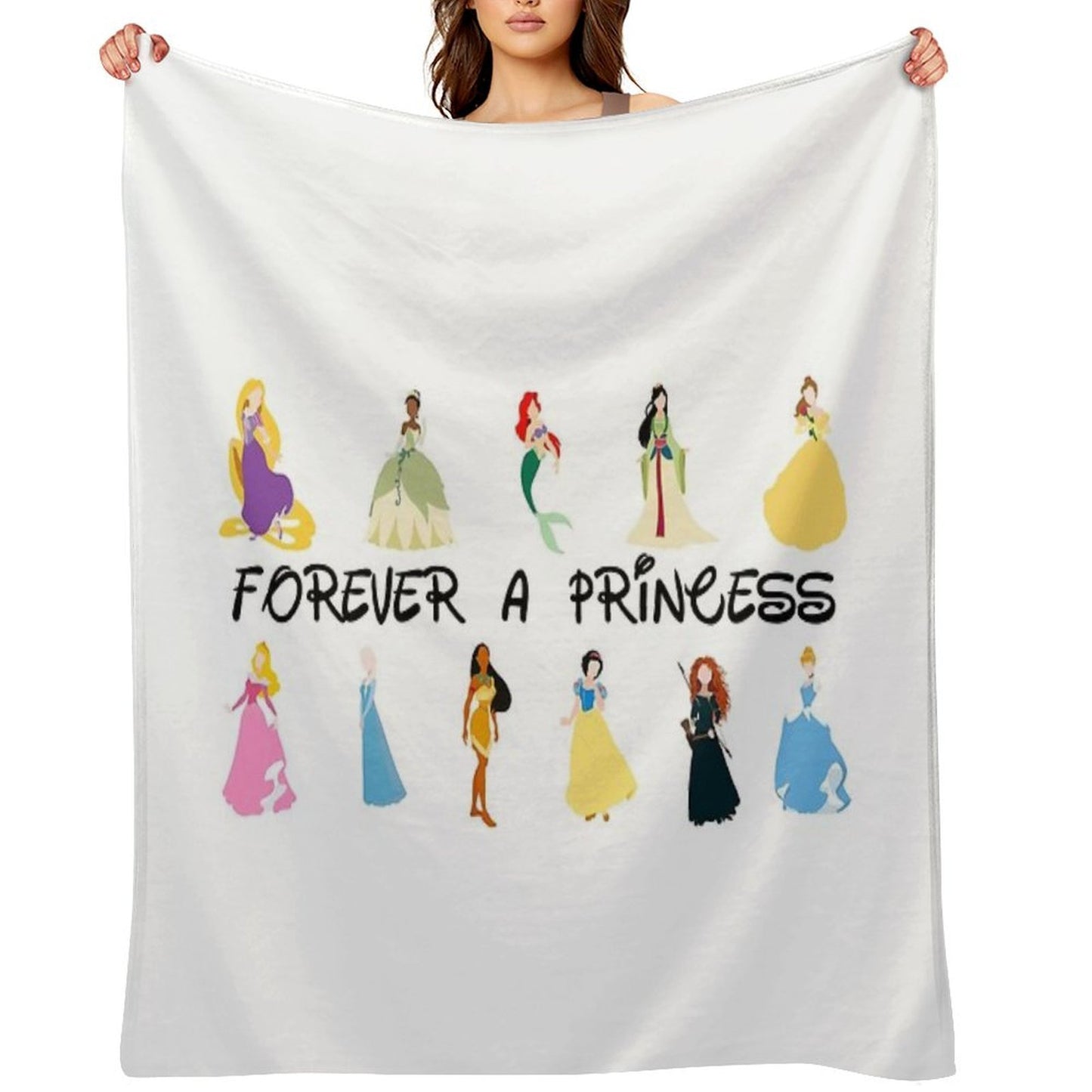 Forever A Princess Multi-functional Throw Blanket