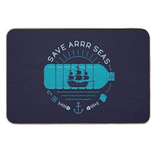 Save Arrr Seas Durable Bath Mat