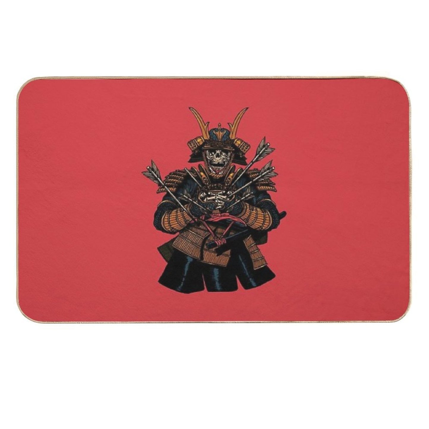 Dead Samurai Easy To Clean Bath Mat