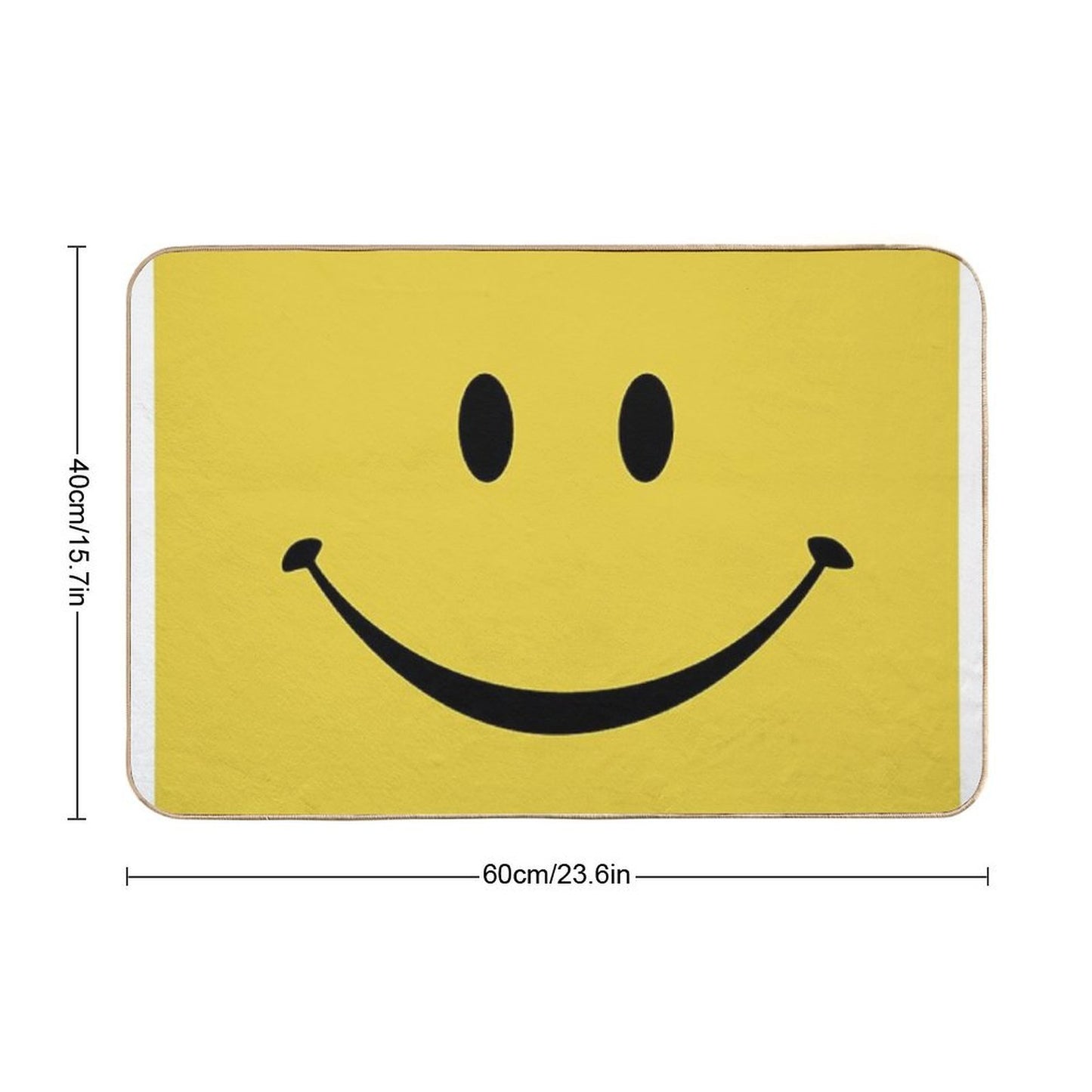 Smiley Face Odorless Bath Mat