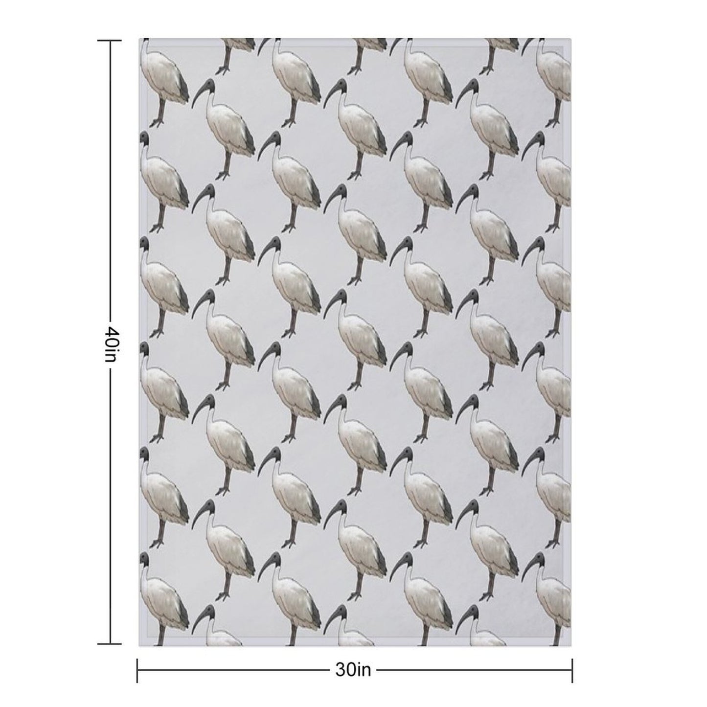 Bin Chicken Compact Throw Blanket