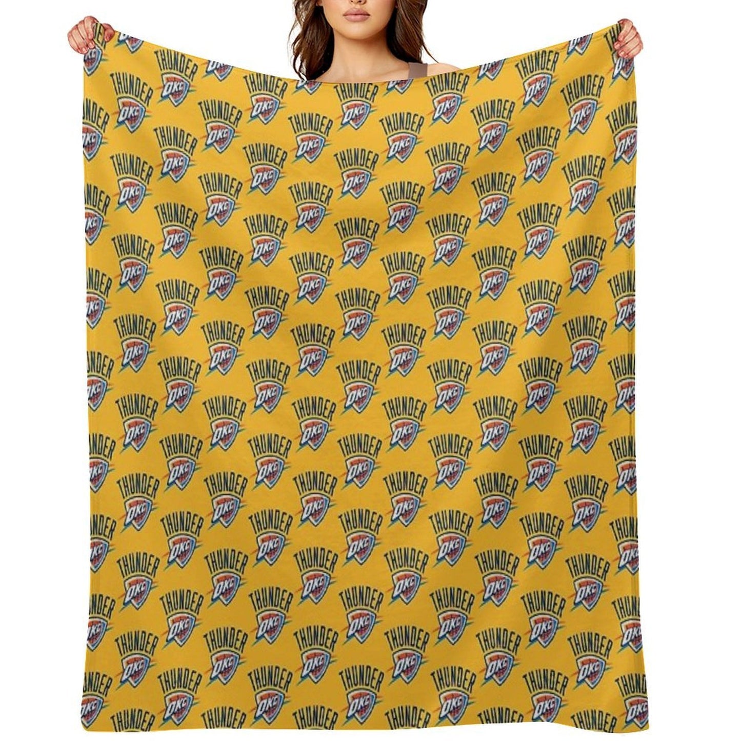 City-Thunder-icon Machine-washable Throw Blanket