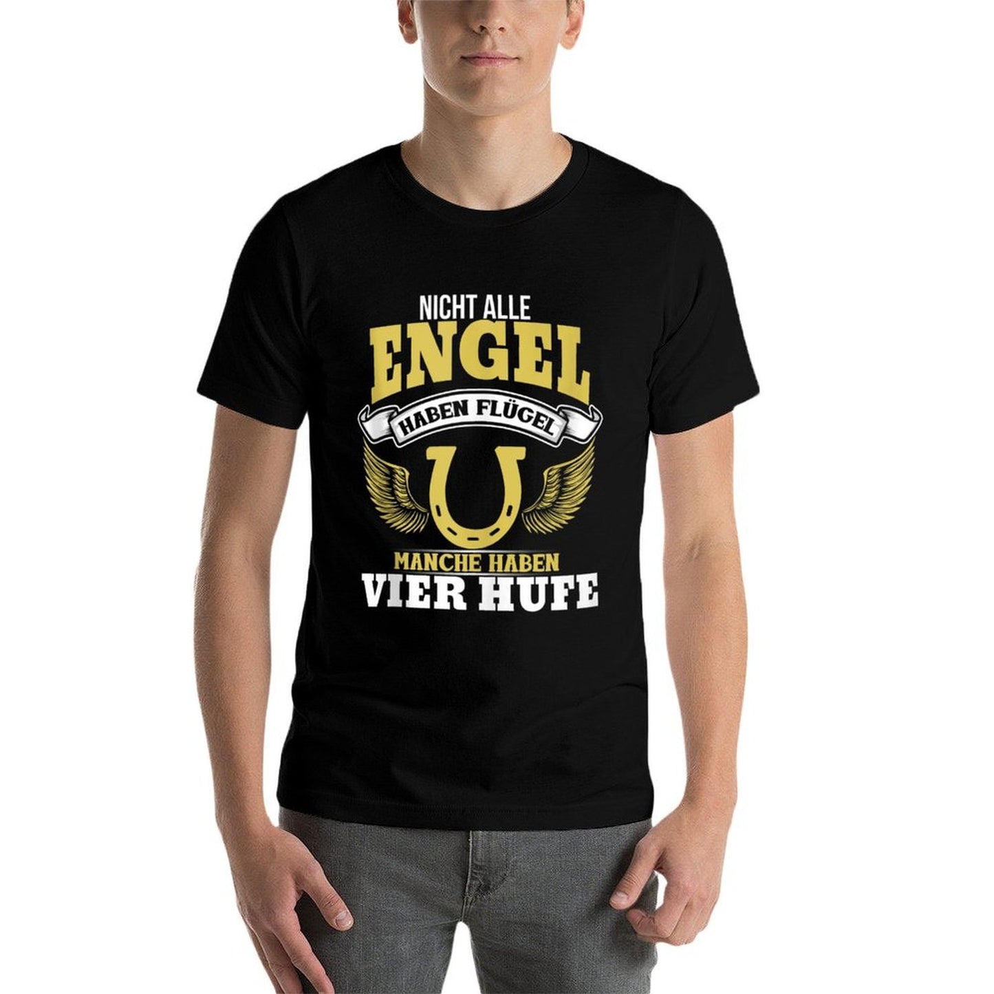 Not All Angels Have Wings Some Have Four Hooves High-quality Stitching T-Shirt