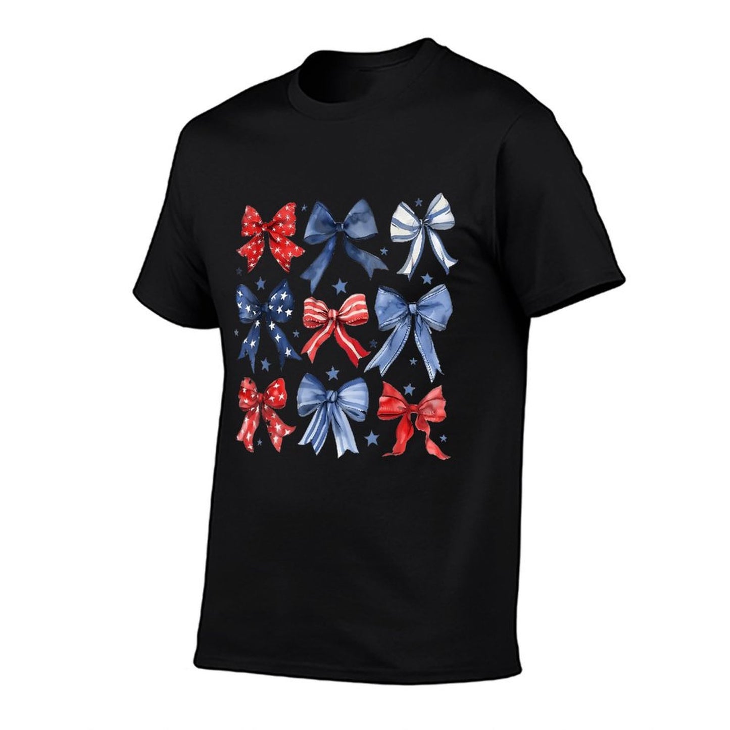 4th Of July America Patriotic Bow Ribbon Breathable T-Shirt