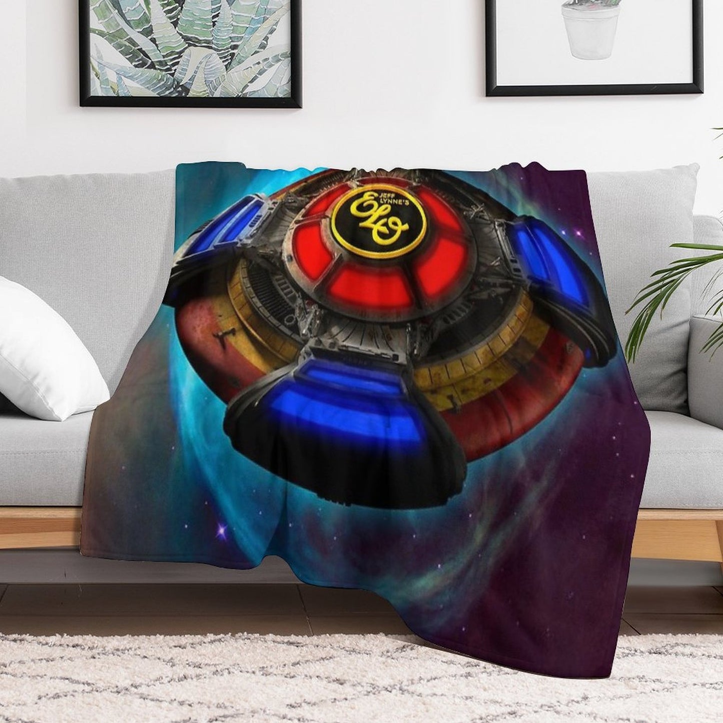 The Over And Out Tour Velvety-soft Throw Blanket