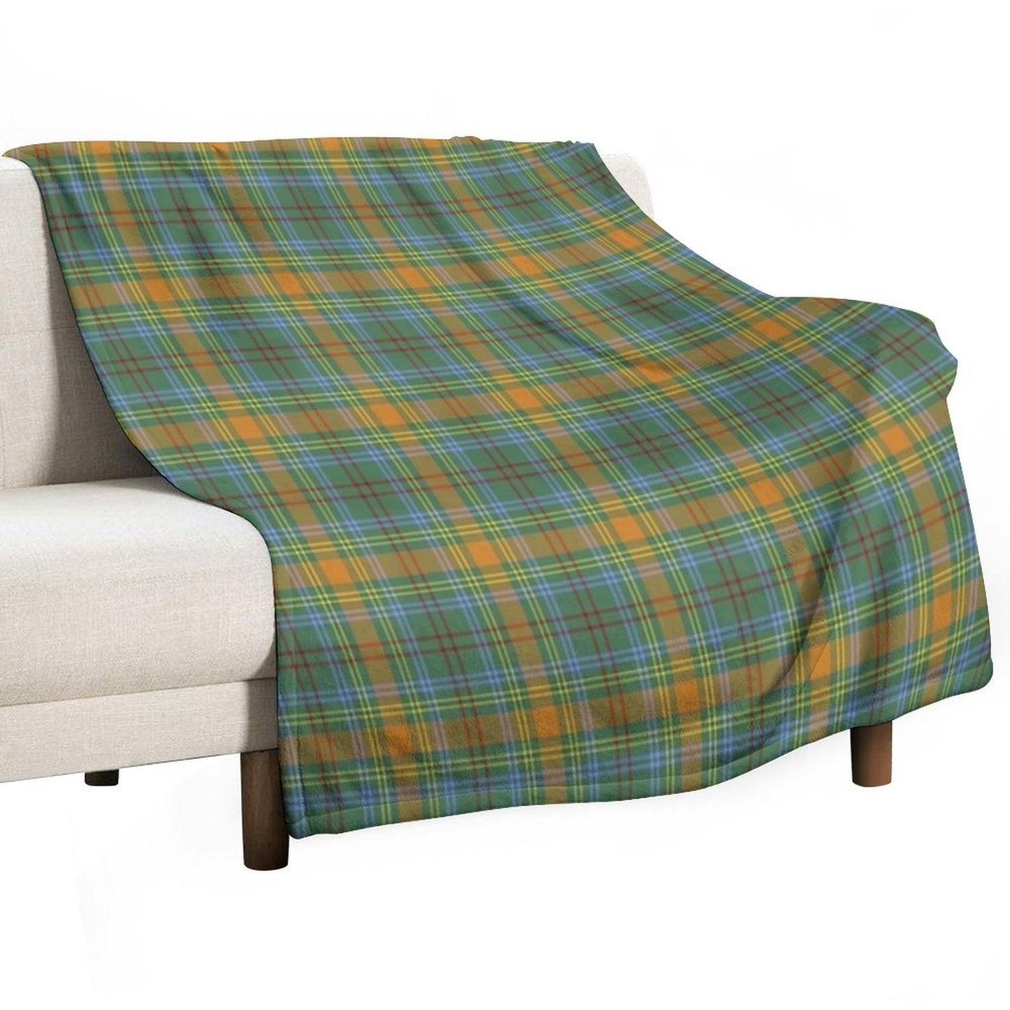 O'Brien Tartan Irish Family And Ancestry Tartan Versatility Throw Blanket