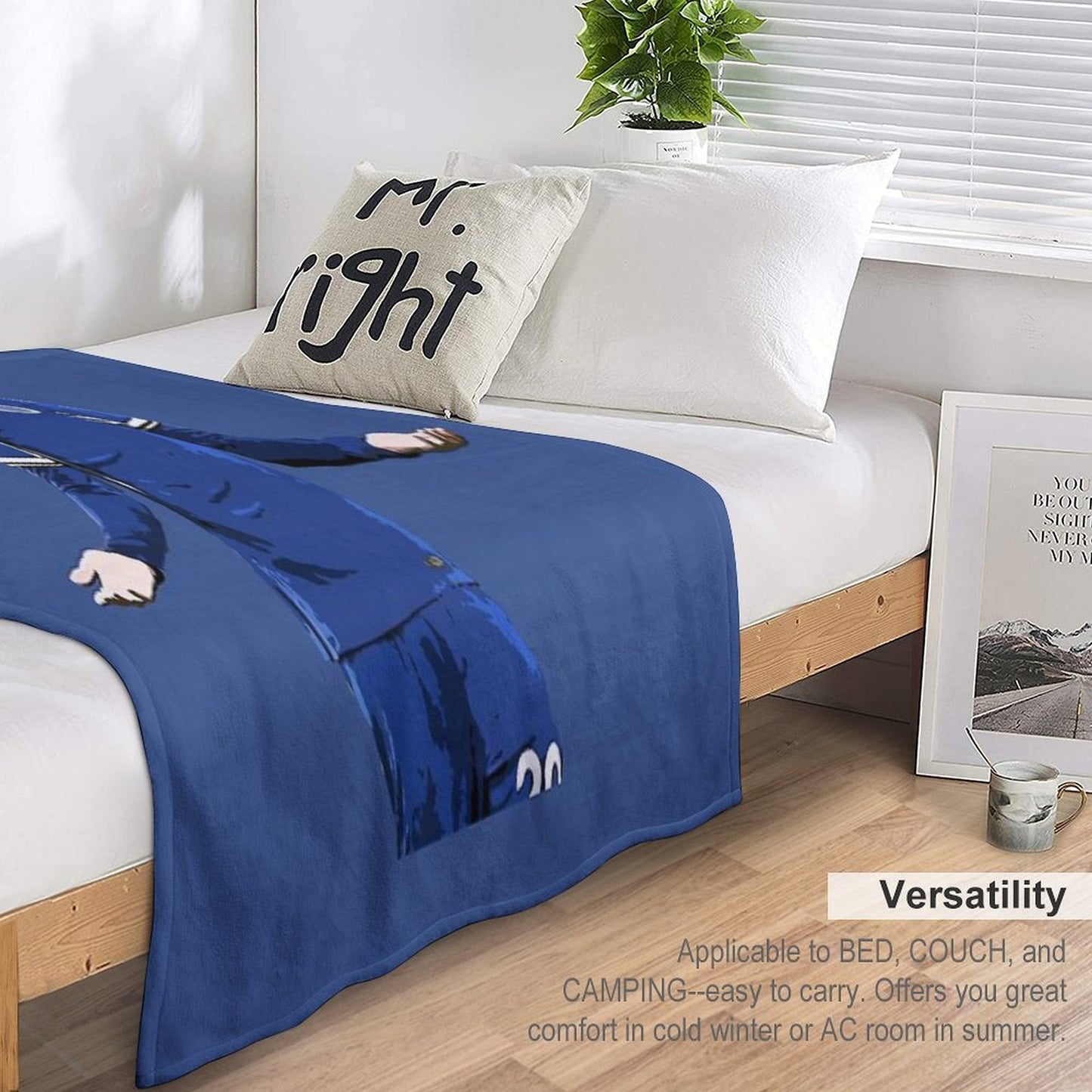 Cole Palmer Wrinkle-free Throw Blanket