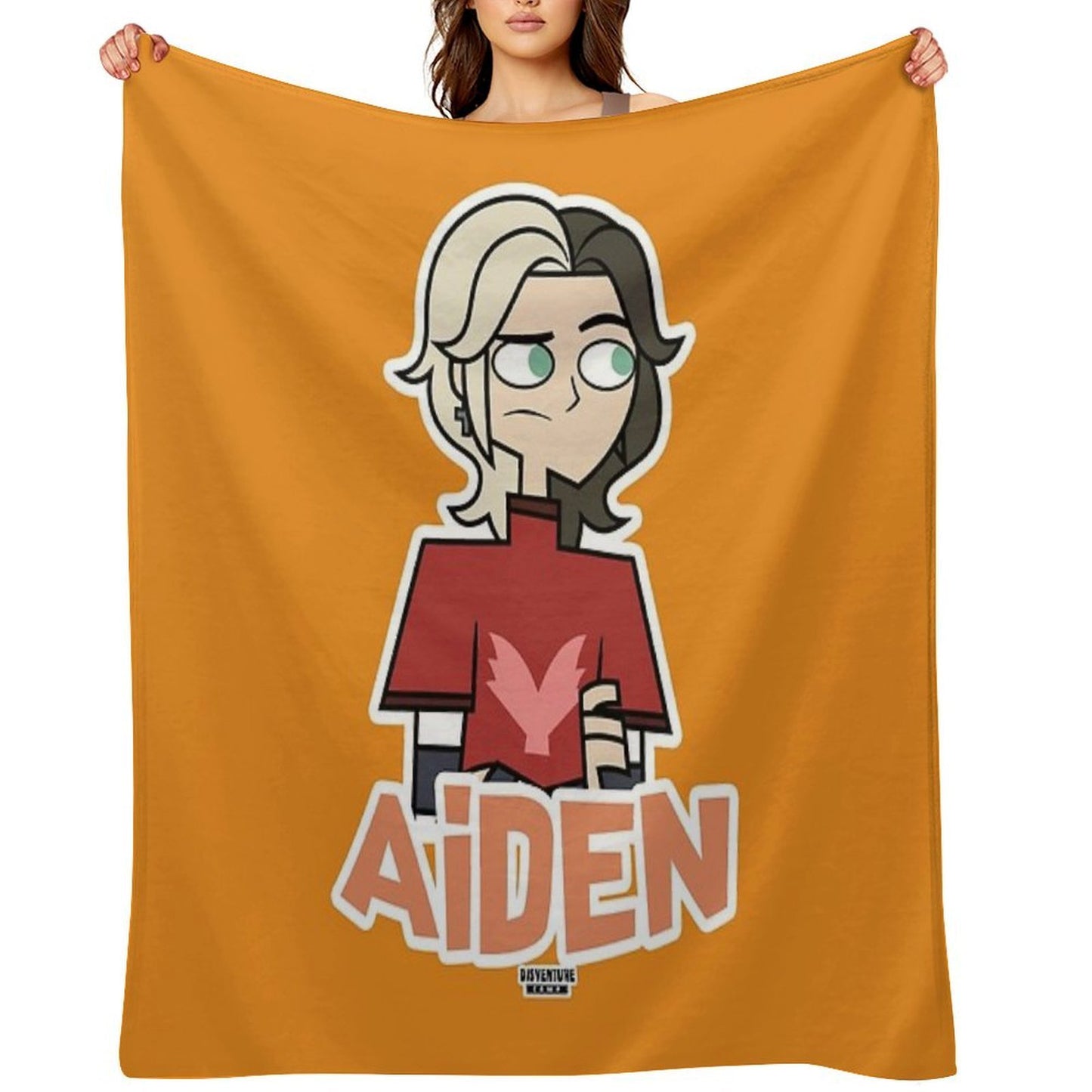 Adventure Camp - Aiden Velvety-soft Throw Blanket