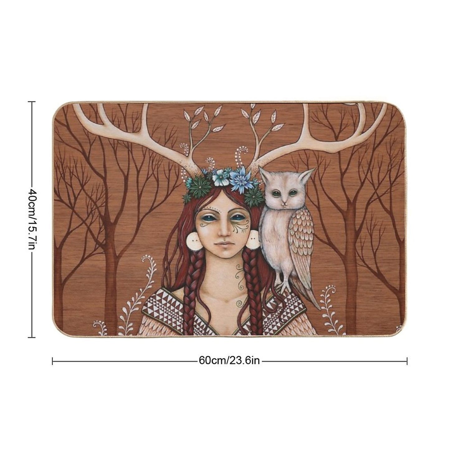 Wood Witch Absorbent Bath Mat