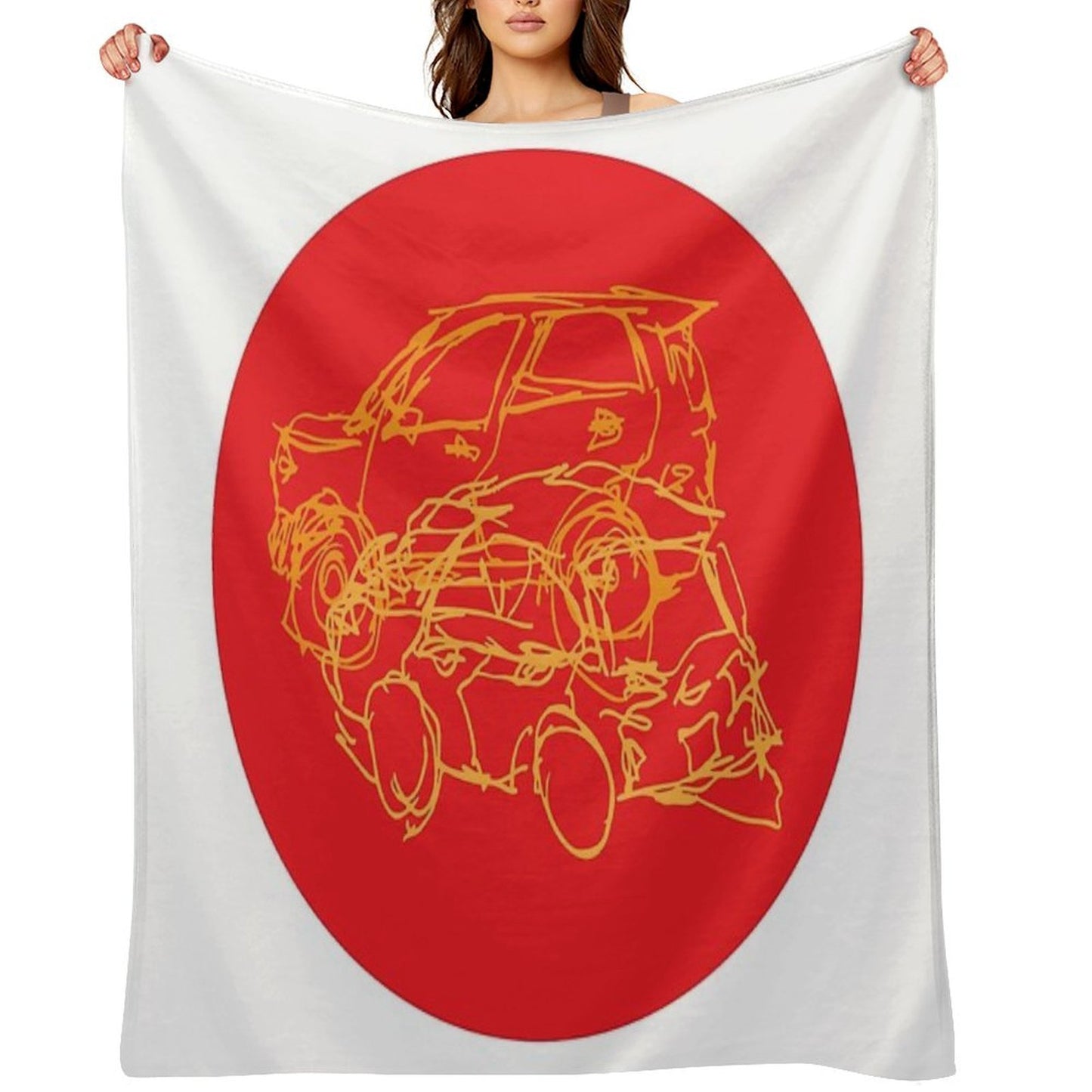 Clark Car Scratch Quick-dry Throw Blanket