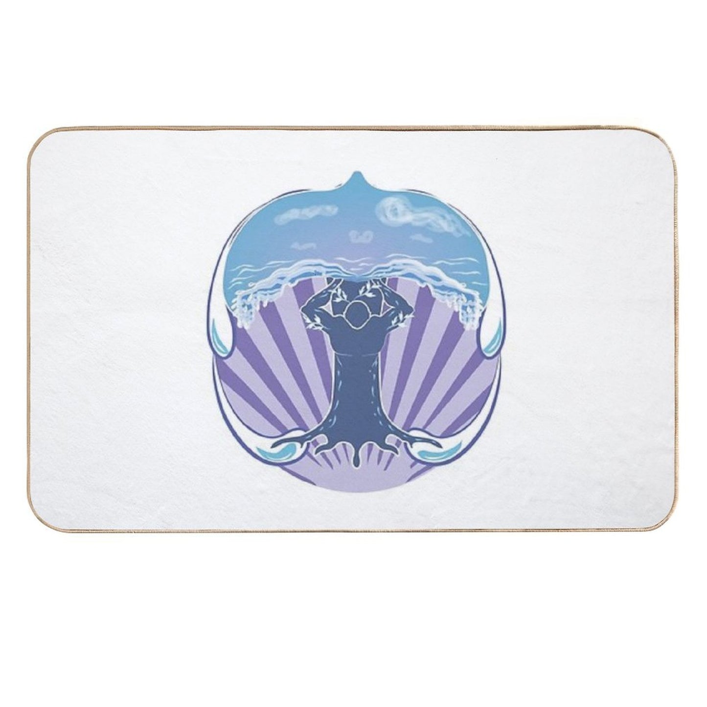 Hydropower – People And Nature in Harmony Toxin-Free Bath Mat