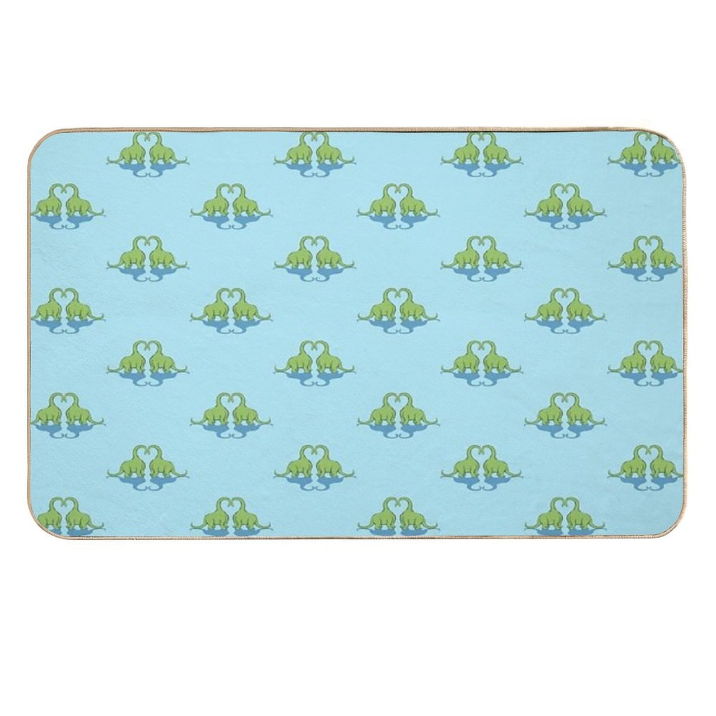 Dino Love Odorless Bath Mat