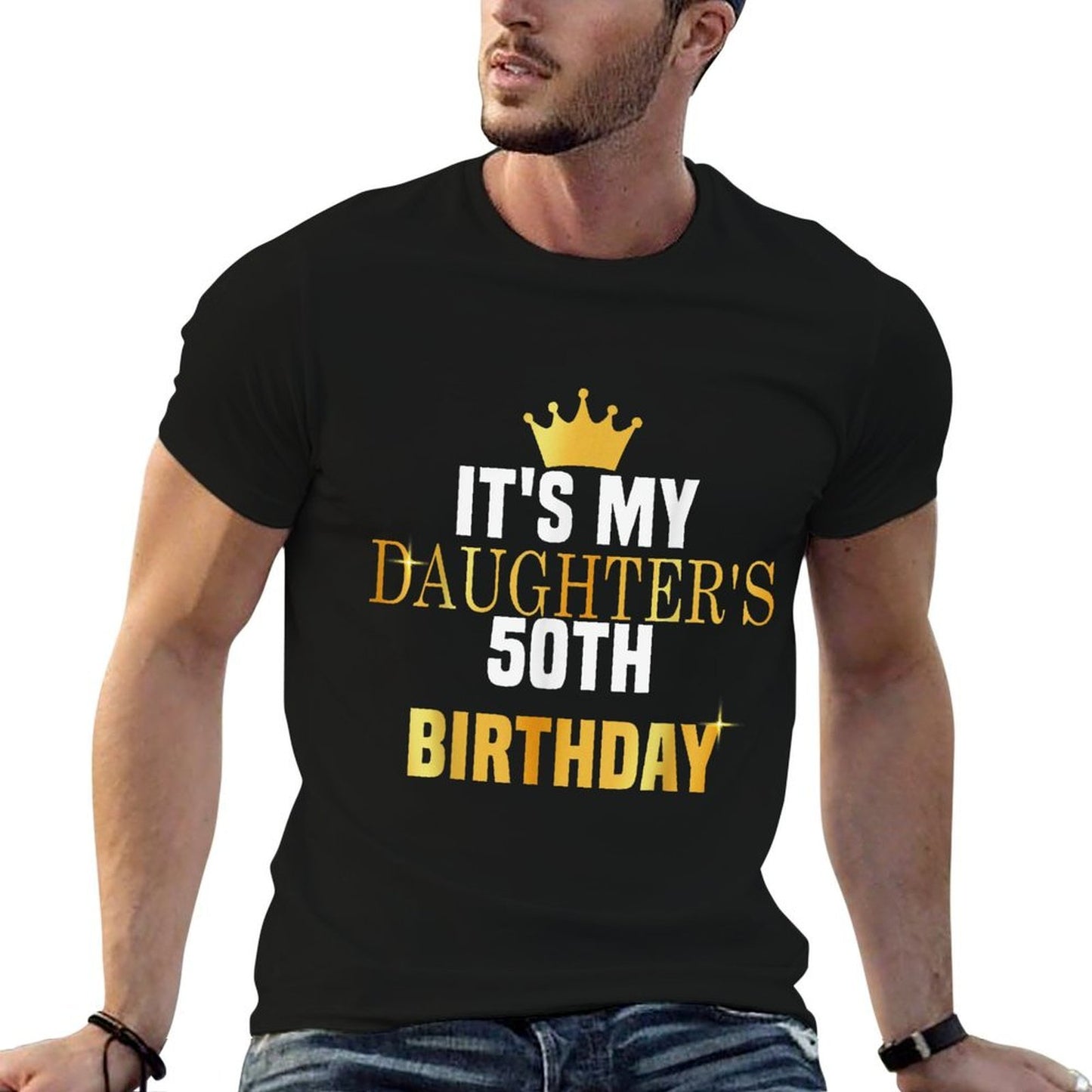Its My Daughter's 50th Birthday Sibling Celebration Party Breathable T-Shirt