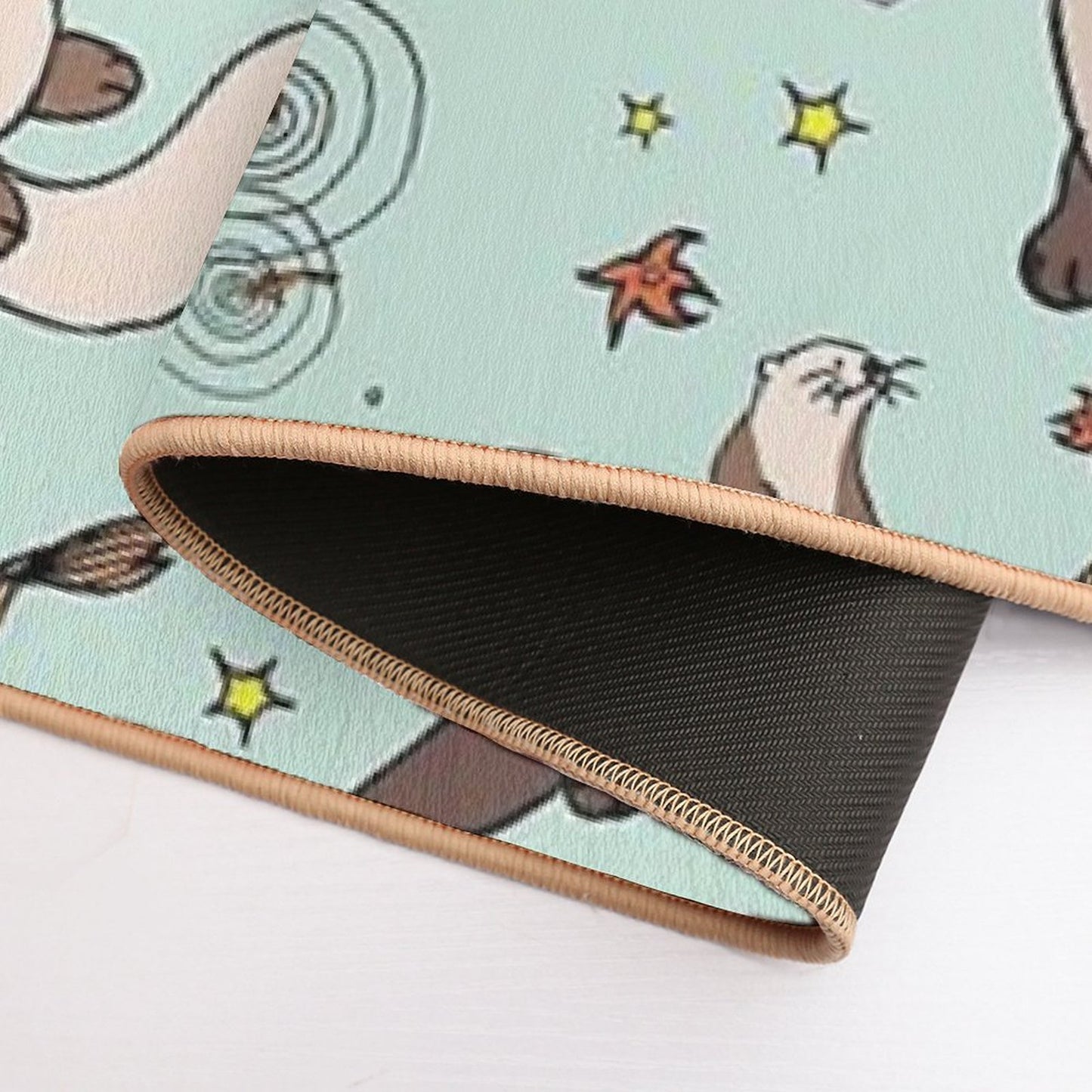 Sea Otters High-Traffic Bath Mat