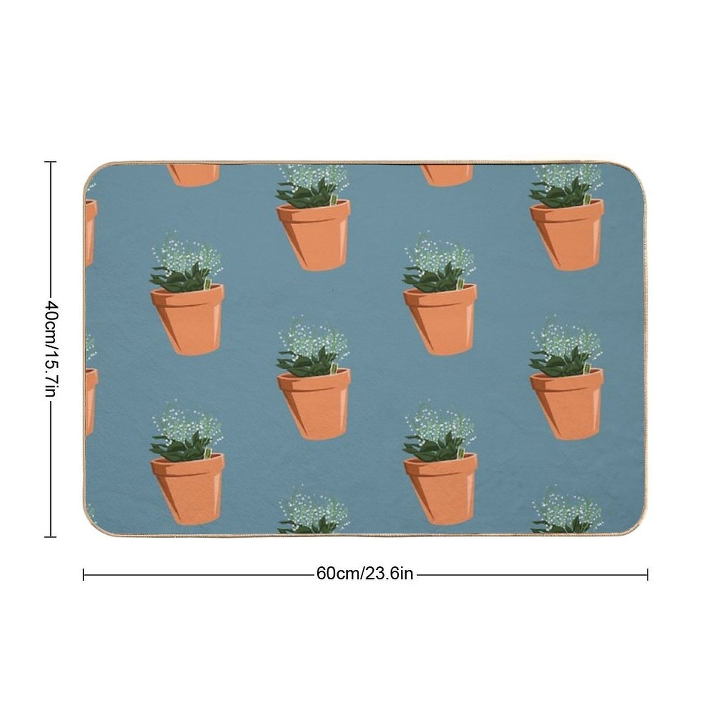 Lilly of The Valley Eco-Friendly Bath Mat