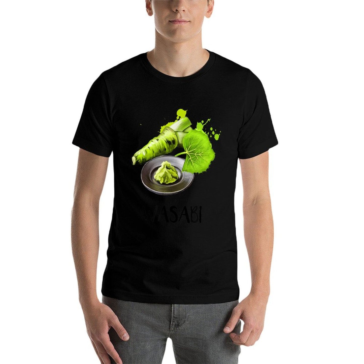 Wasabi Watercolor Wrinkle-resistant T-Shirt