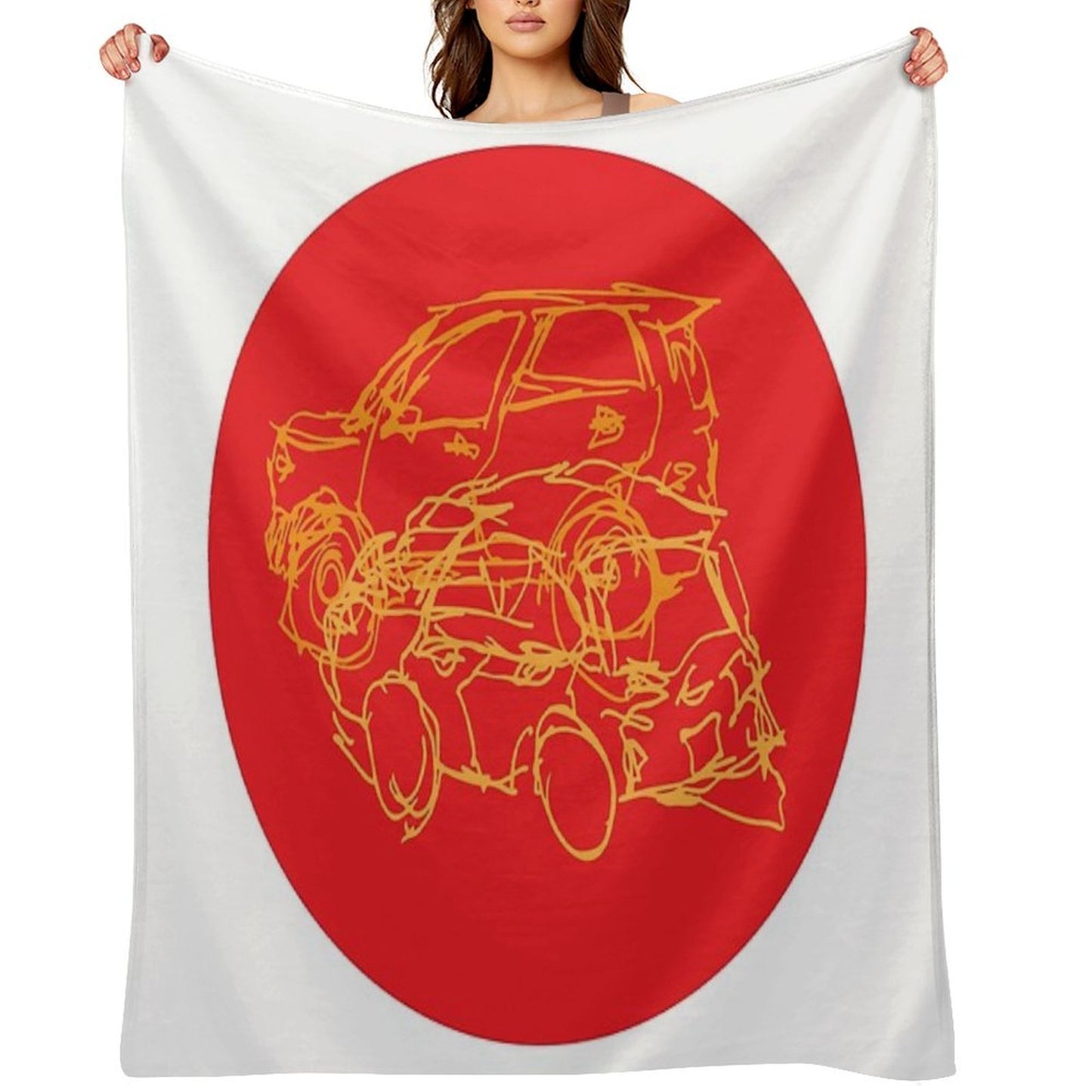 Clark Car Scratch Quick-dry Throw Blanket