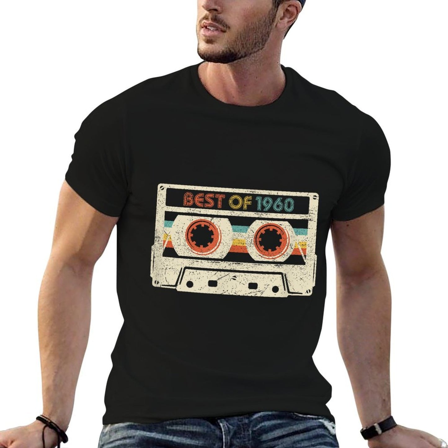 Vintage Cassette 1960 60 Years Old - Born 1960 60th Birthday Affordable Price T-Shirt