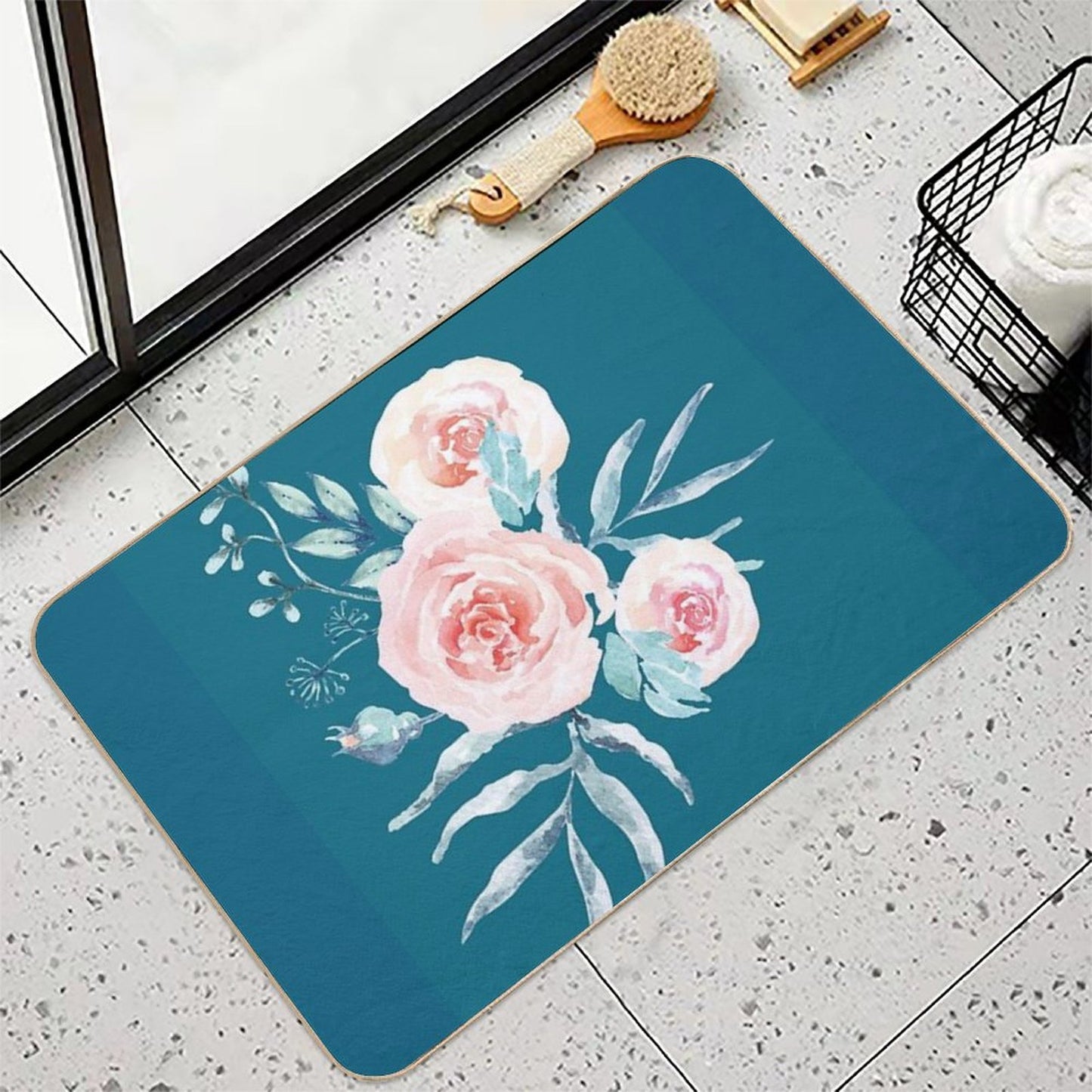 Roses Eco-Friendly Bath Mat