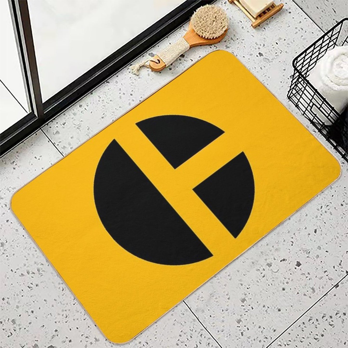 Caterpillar Logo - C Slip-Resistant Bath Mat