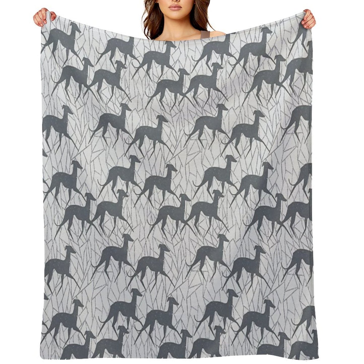 Italian Greyhounds Shrink-resistant Throw Blanket