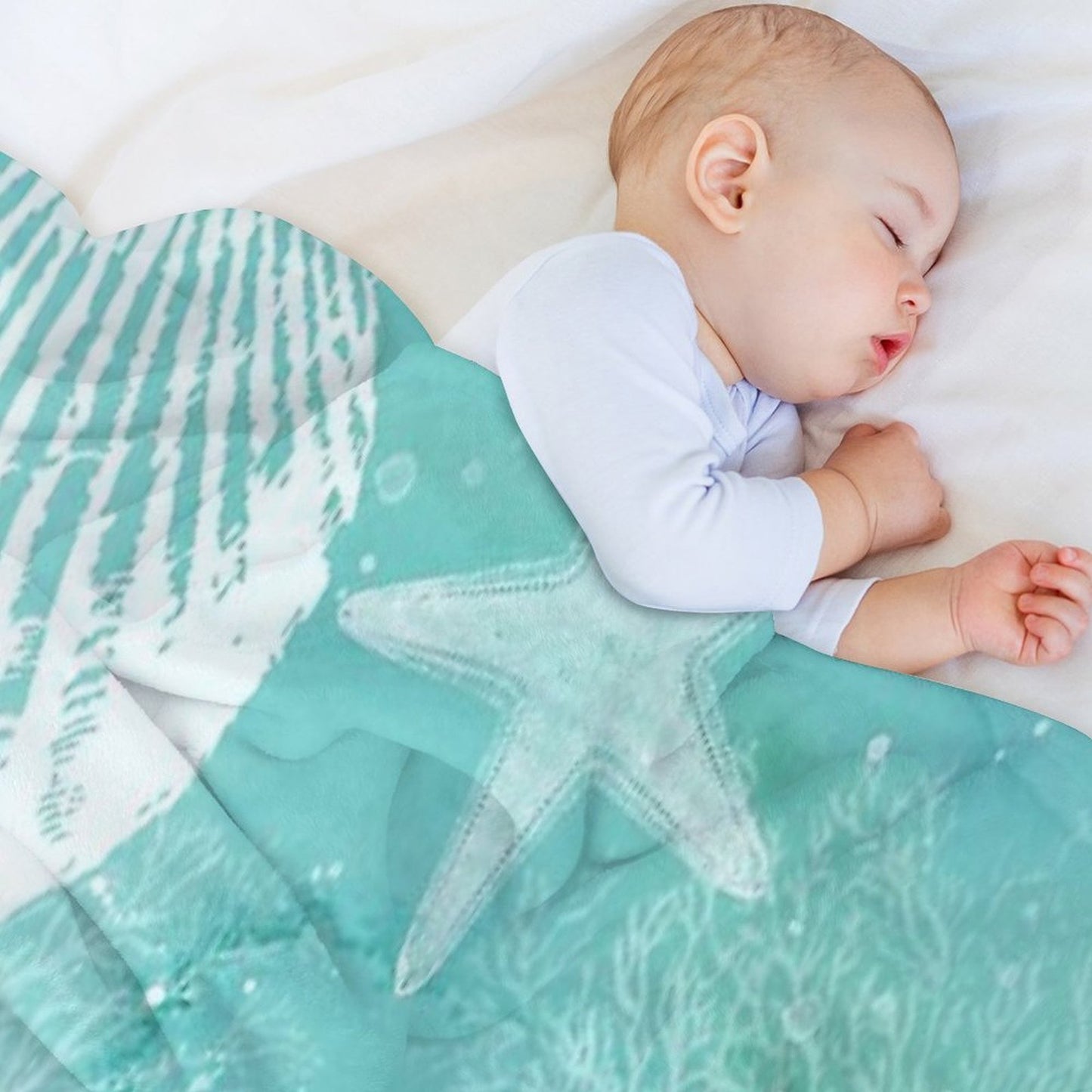 Coastal Travel-friendly Throw Blanket