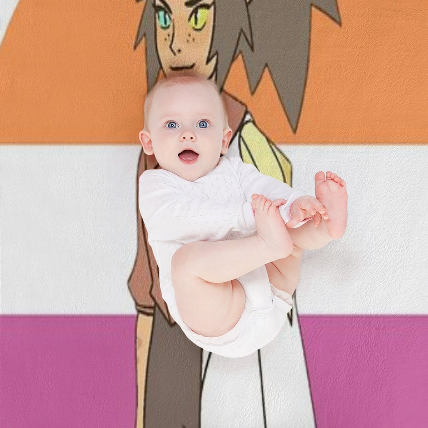 Future Catra She-Ra Lesbian Flag SPOP Velvety-soft Throw Blanket