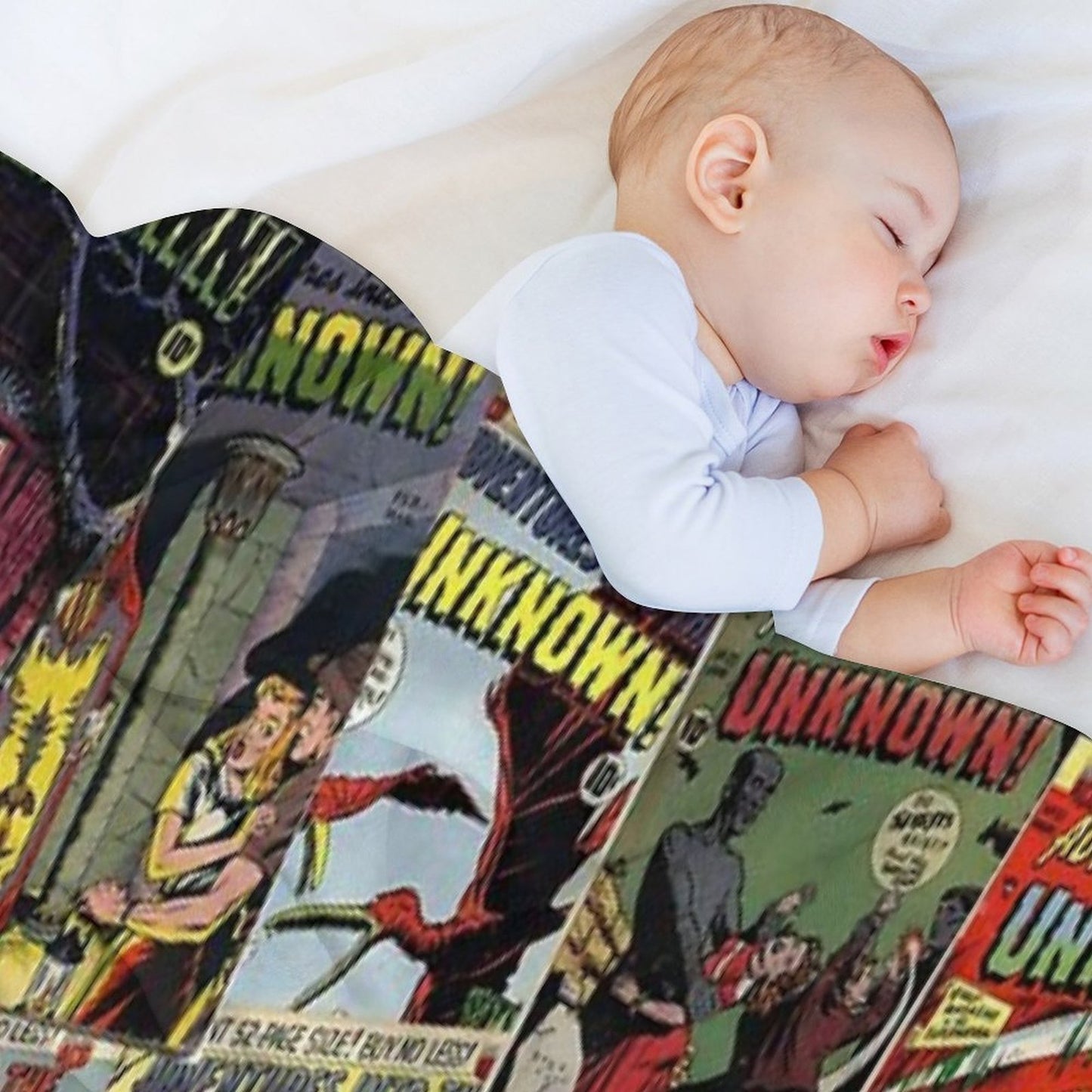 Adventures Into The Unknown - Vintage Comic Books - Halloween Comic For Fans Of Vintage Comic Books Gift-ready Throw Blanket