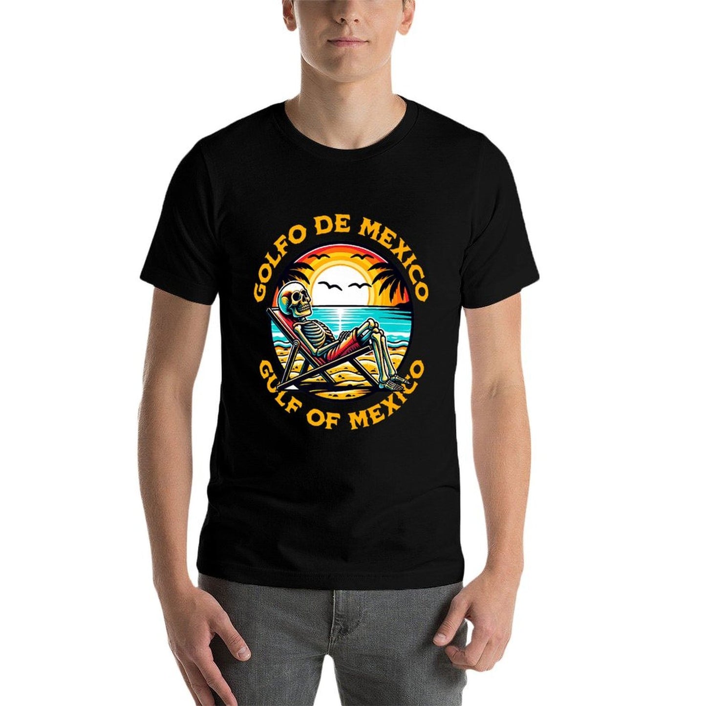 Golfo De Mexico Viva Gulf of Mexico Gulf America Premium Eco-friendly Material T-Shirt