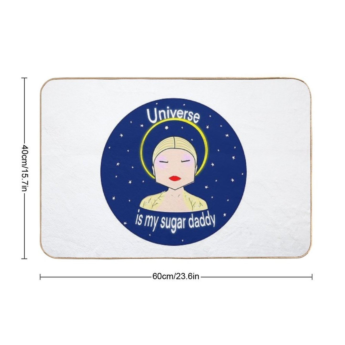 Universe Is My Sugar Daddy High-Traffic Bath Mat