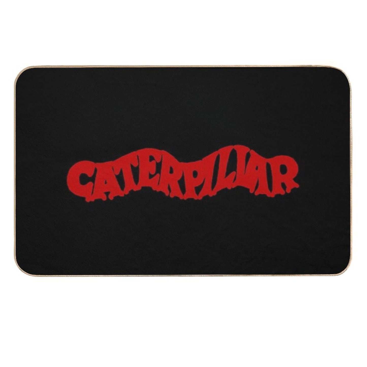 Caterpillar - Old Fashion - Red Anti-Trip Bath Mat
