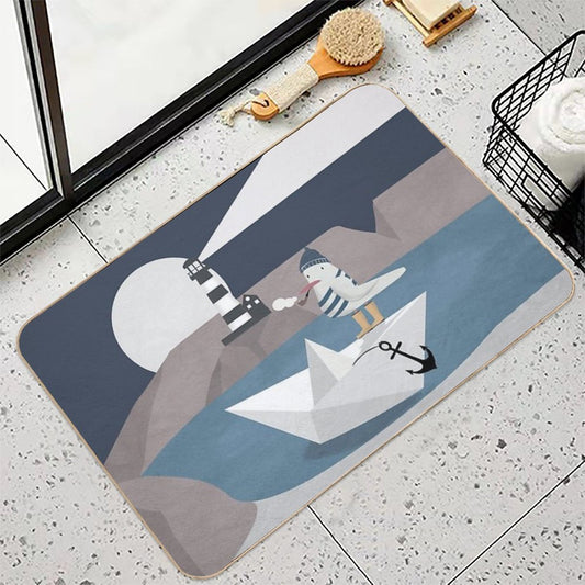 Fisher Seagull  Dirt-Trapping Bath Mat