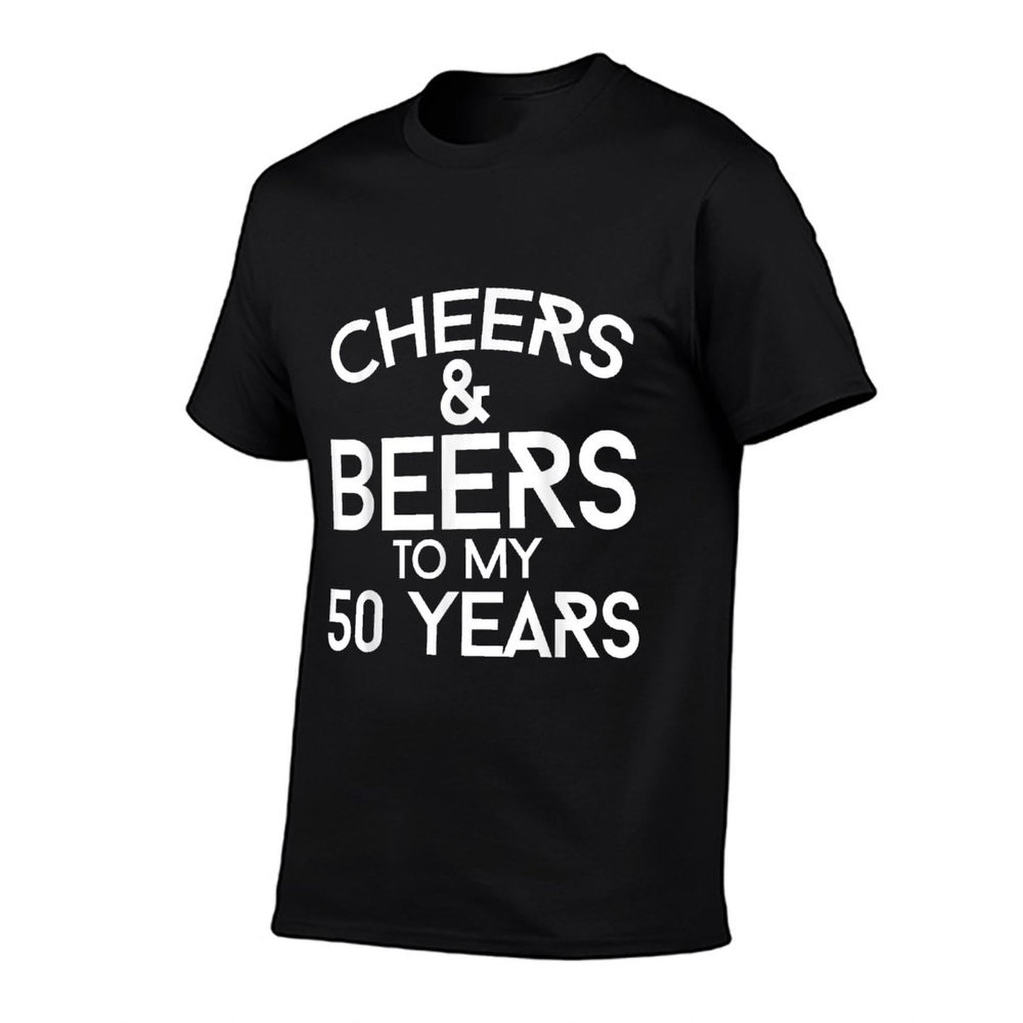 Cheers And Beers to My 50 Years Shirt 50th Birthday T-shirt Trendy Pattern T-Shirt