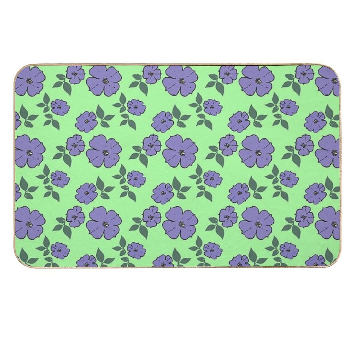 Lilacs Party Slip-Resistant Bath Mat