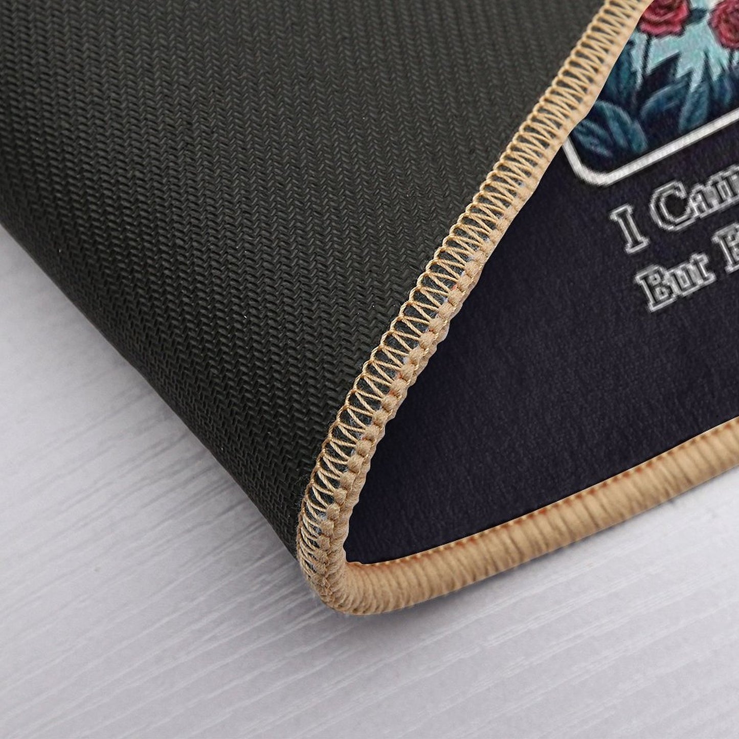 Roses Are Red, Swords Are Too - Tarot  Dirt-Trapping Bath Mat