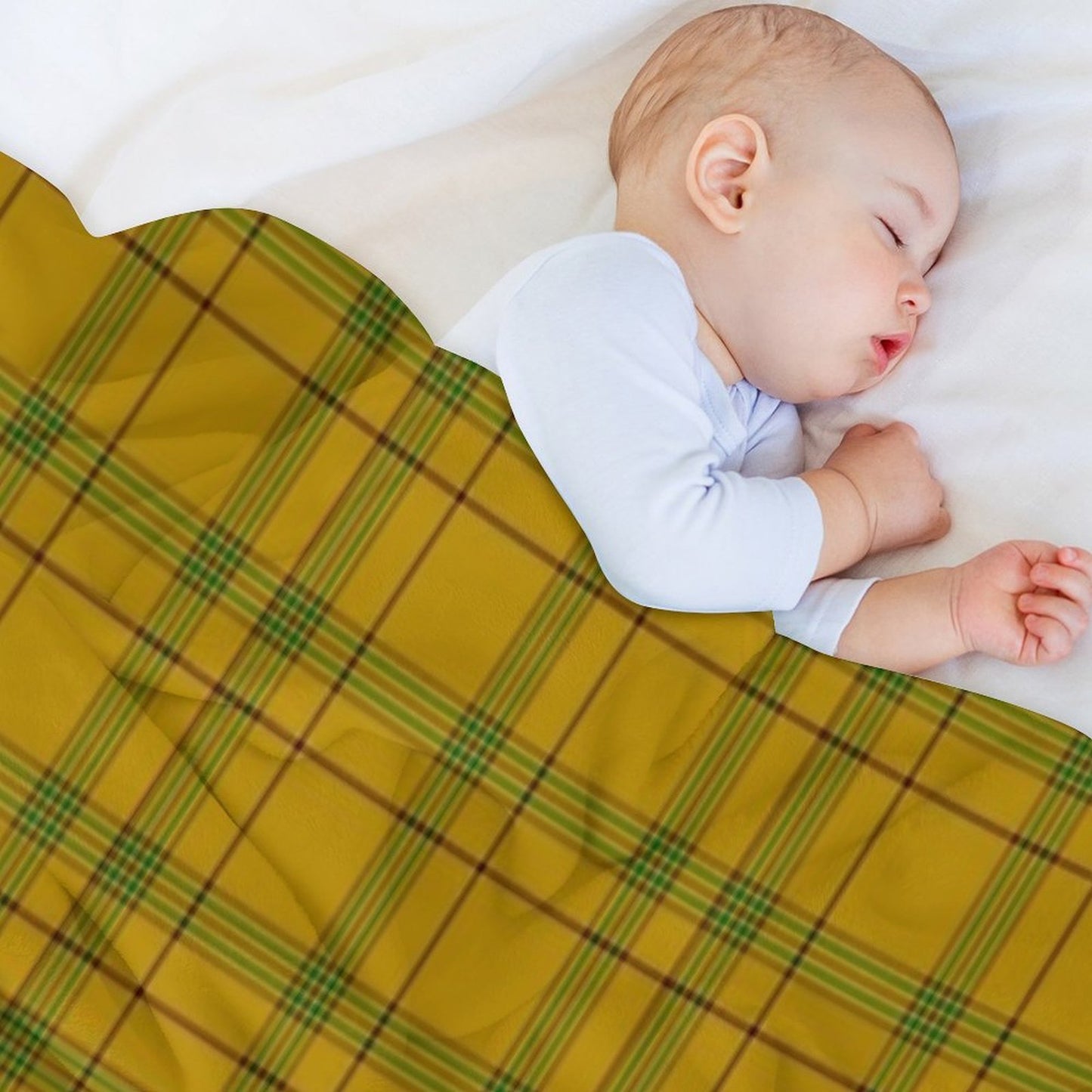 Clan Houston Tartan Easy Care Throw Blanket