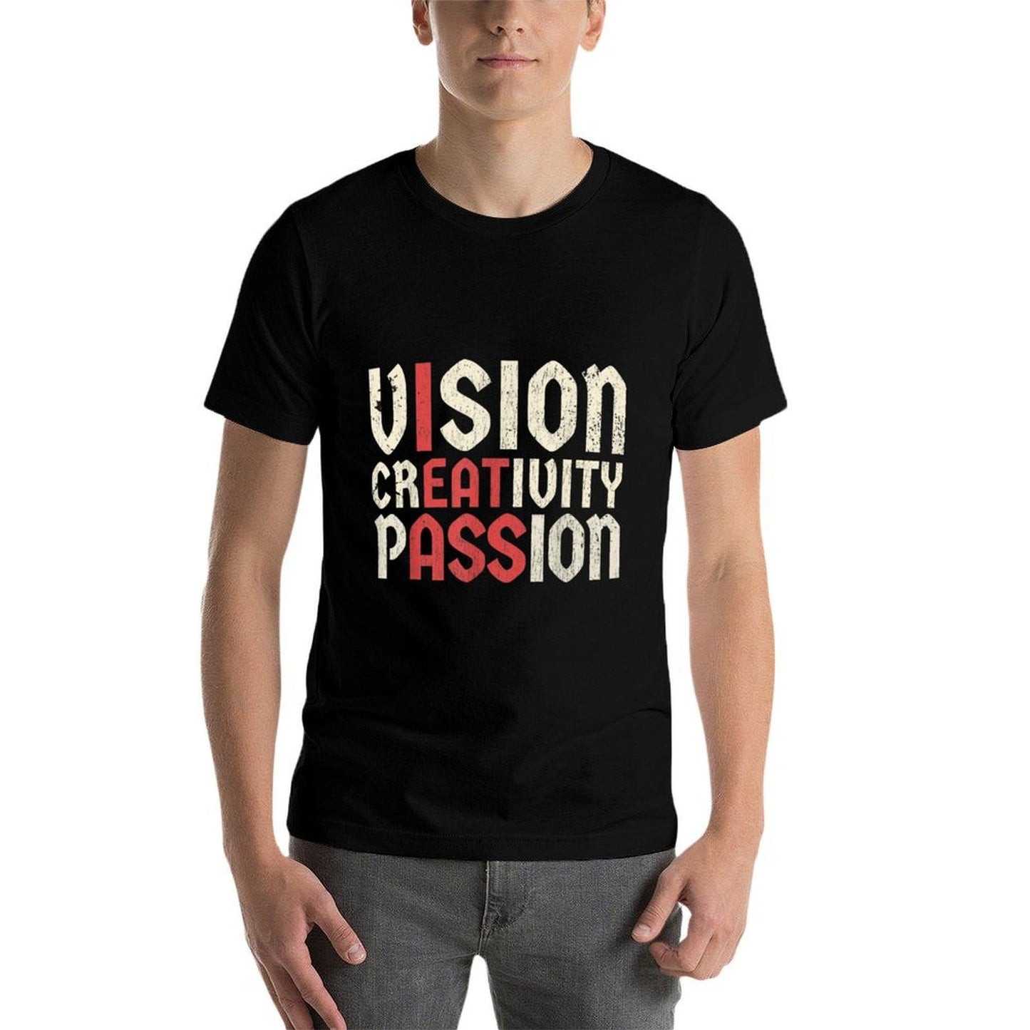 Vintage Vision Creativity Passion Funny Meme Humor Gift Lightweight T-Shirt