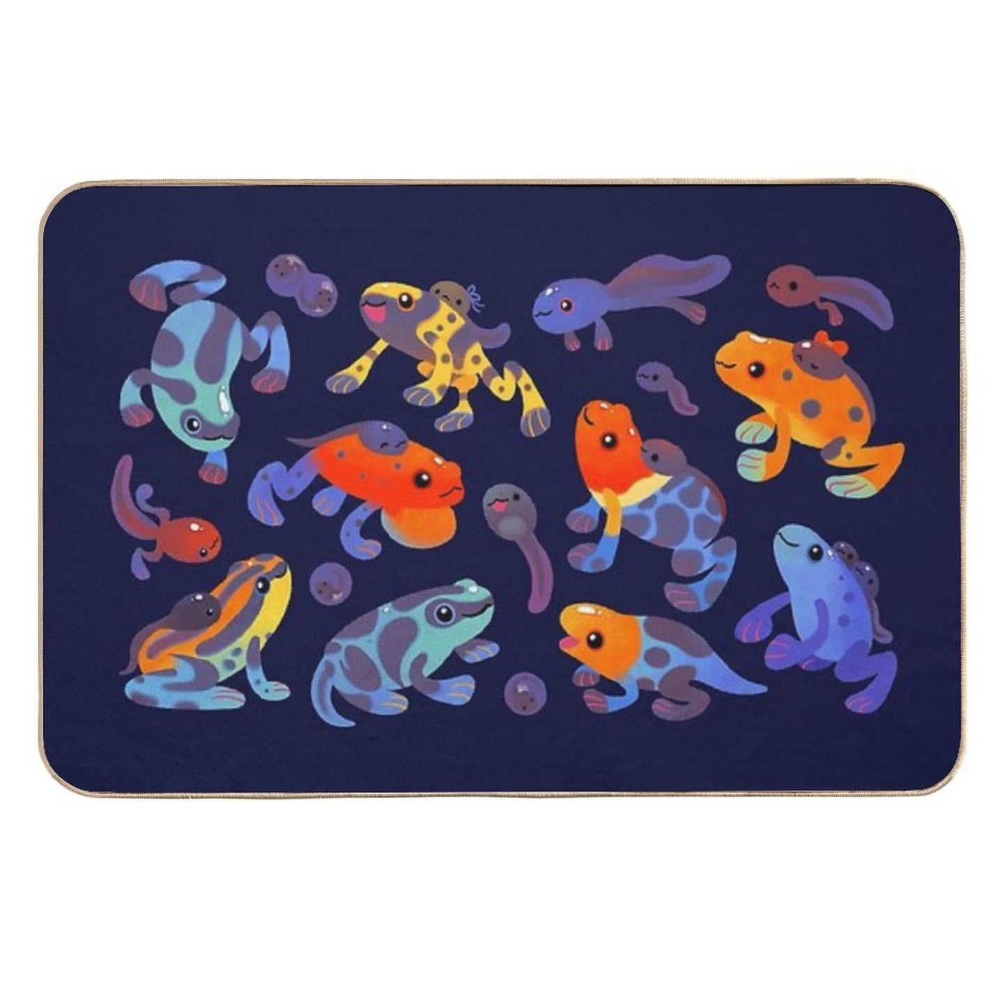 Poison Dart Frogs - Dark High-Traffic Bath Mat